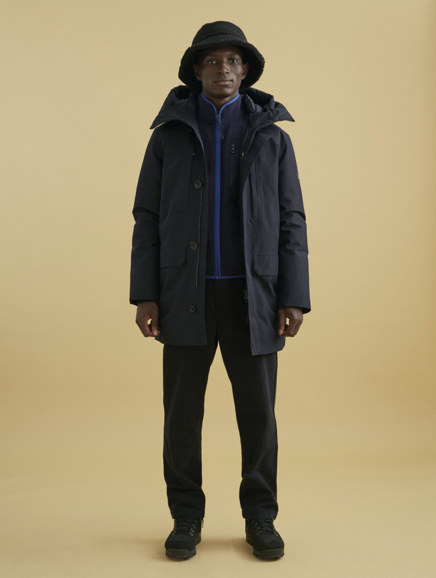 Long hooded Down Gore-Tex&reg; parka