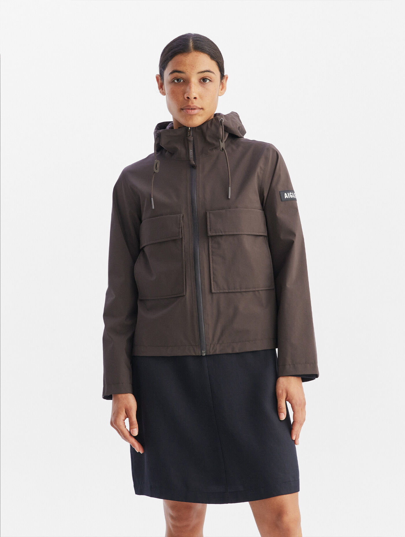 Hooded short Gore-Tex&reg; jacket