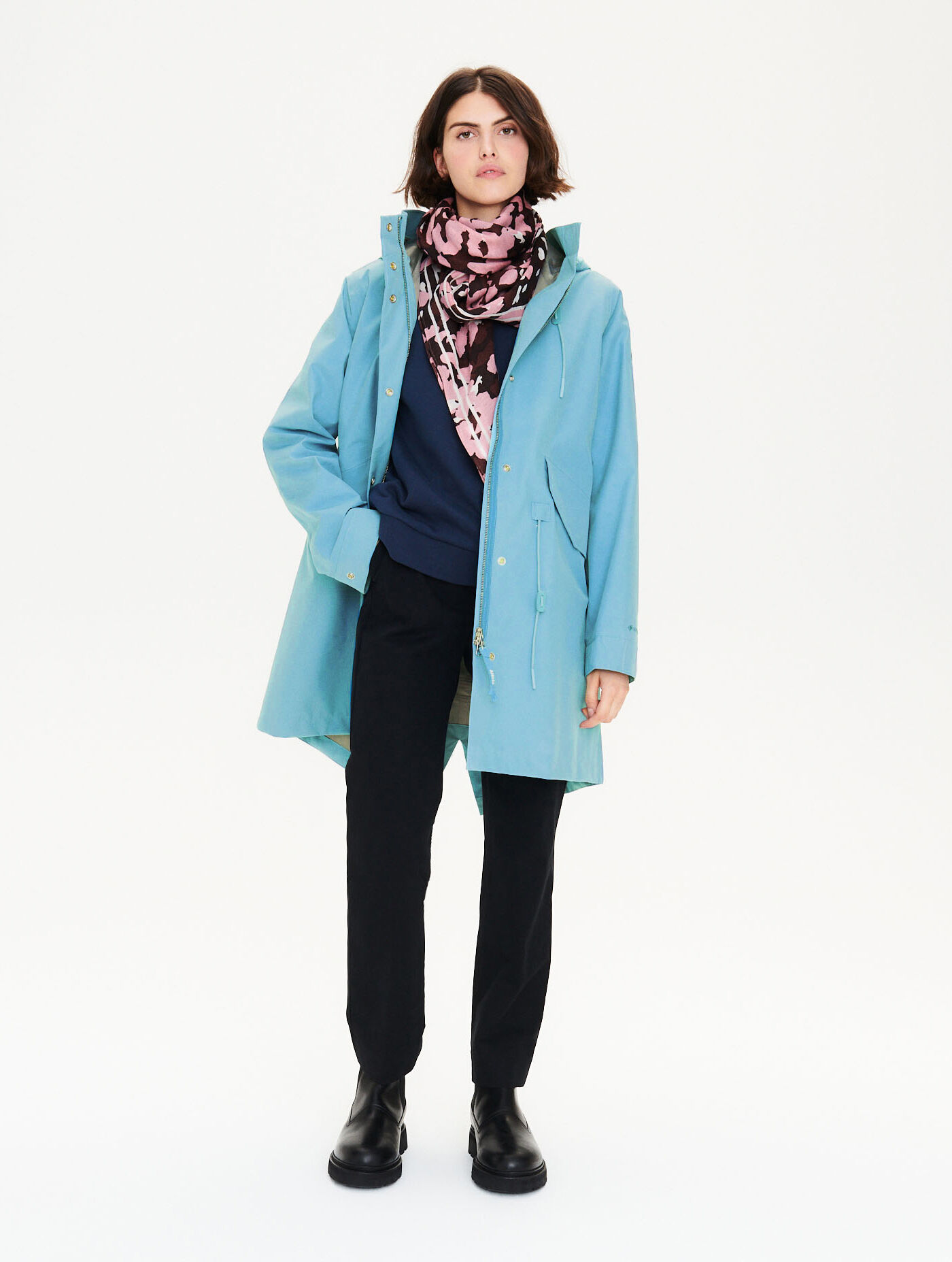 Long hooded Gore-Tex&reg; fishtail