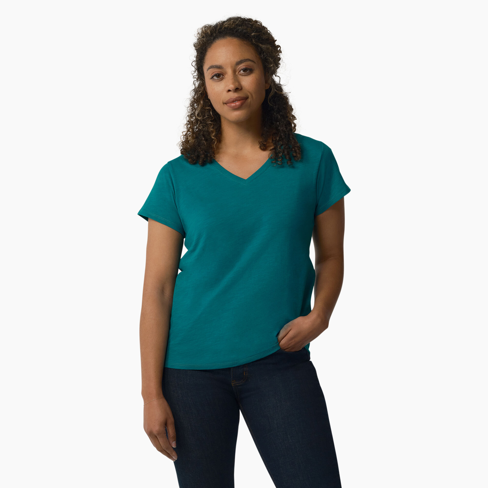 Women's Short Sleeve V-Neck T-Shirt