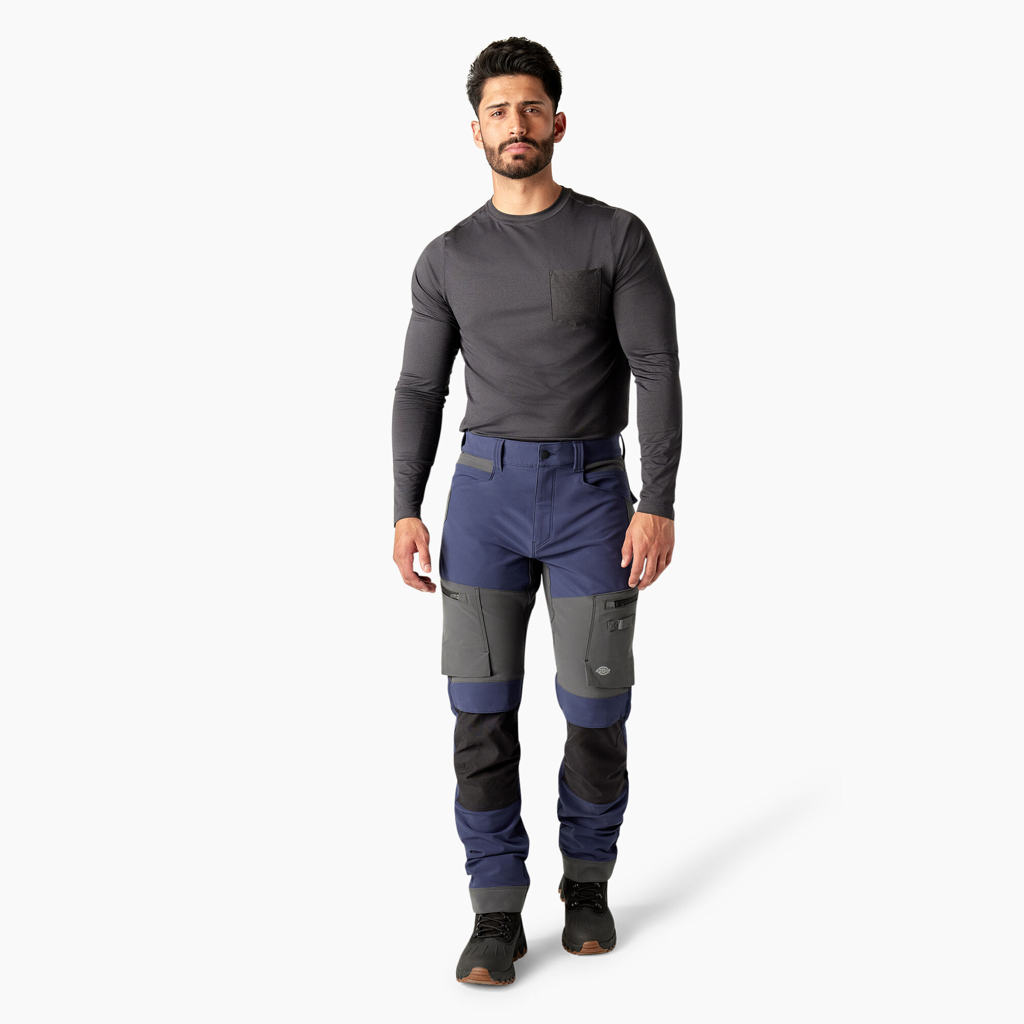 FLEX Slim Fit Double Knee Tapered Pants