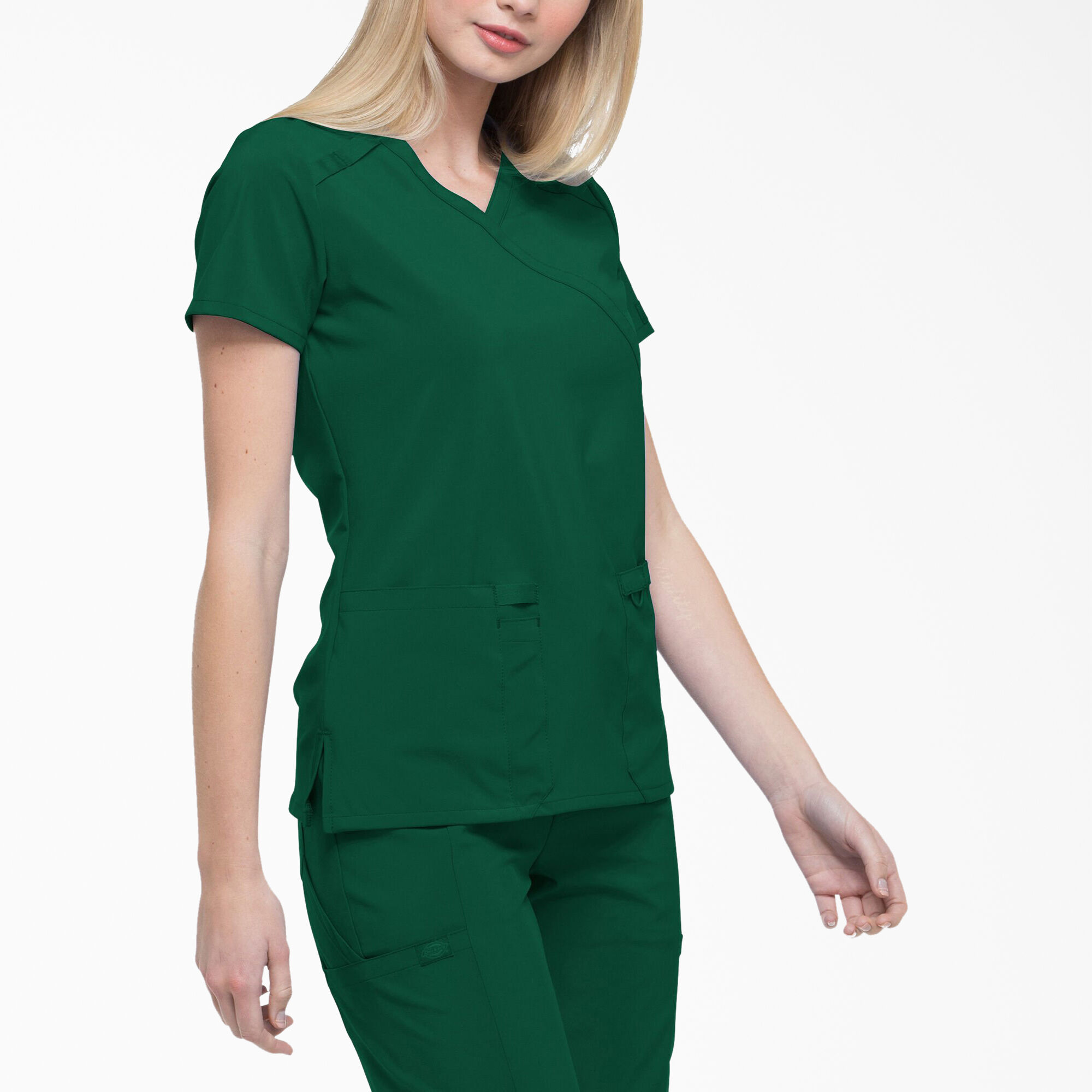 Women's EDS Essentials Mock Wrap Scrub Top