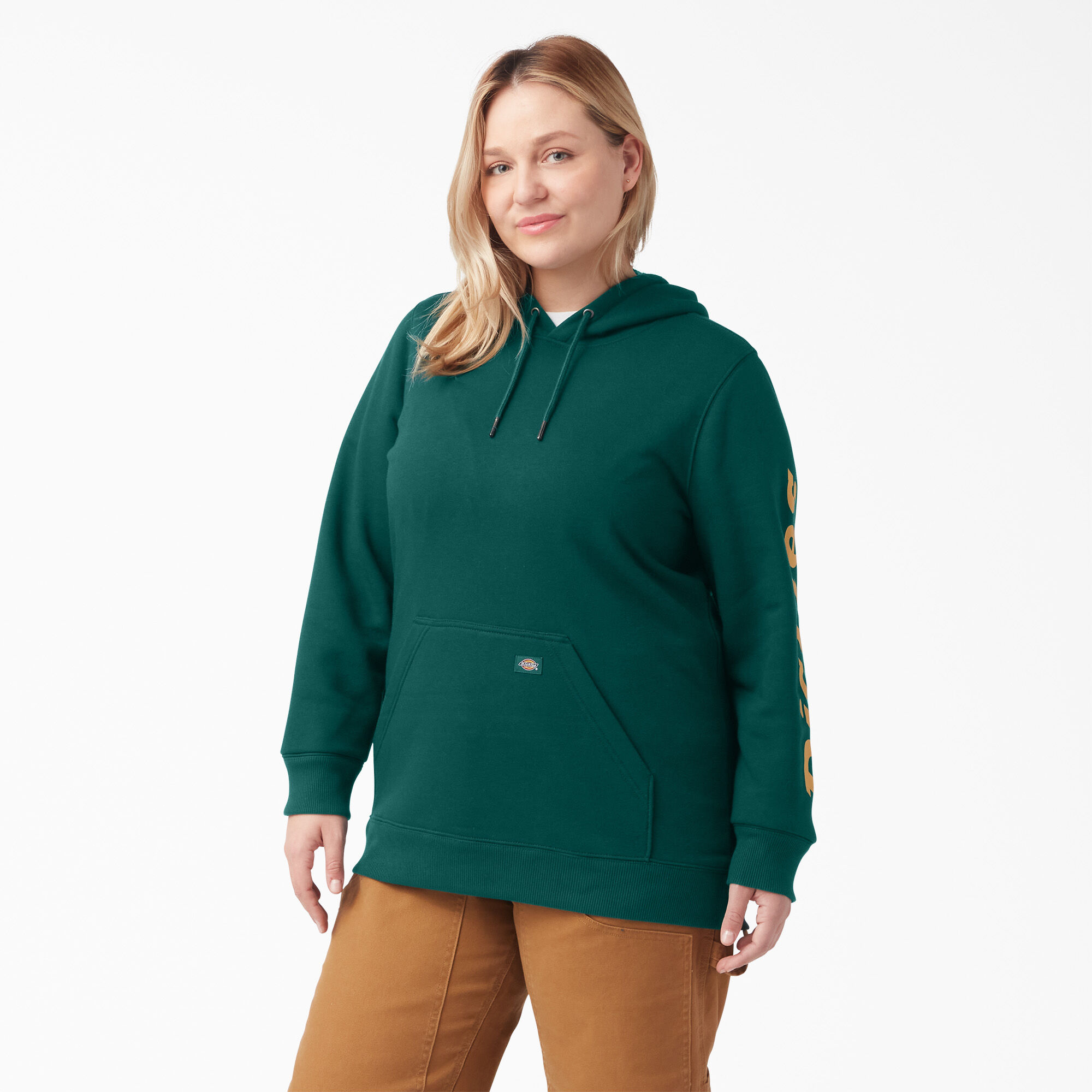 Women's Plus Heavyweight Logo Sleeve Pullover