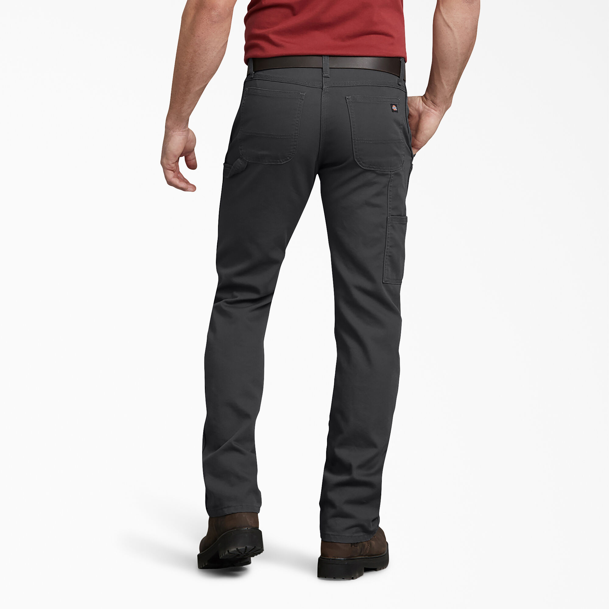 FLEX Regular Fit Duck Carpenter Pants, Stonewashed Gray