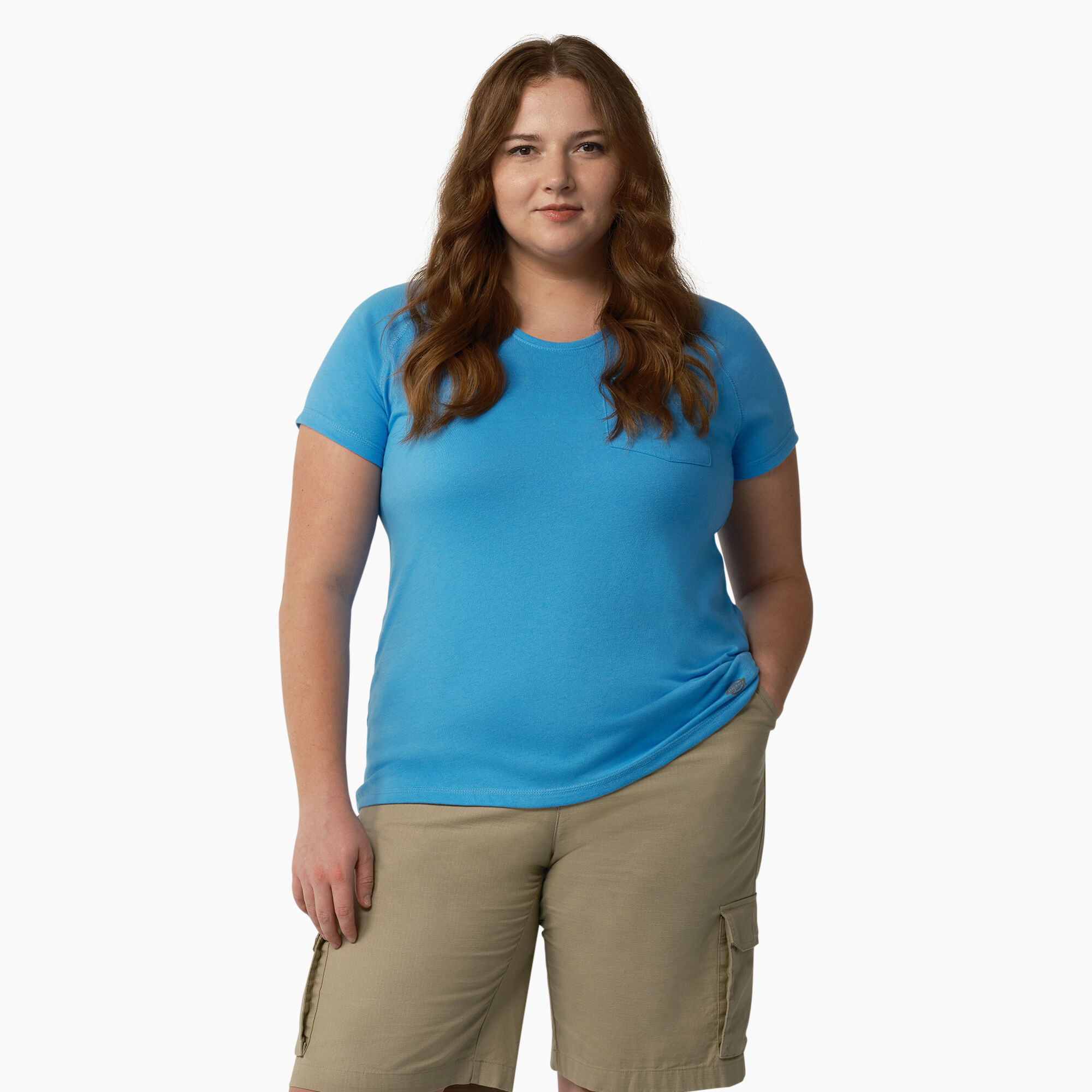Women's Plus Cooling Short Sleeve Pocket T-Shirt