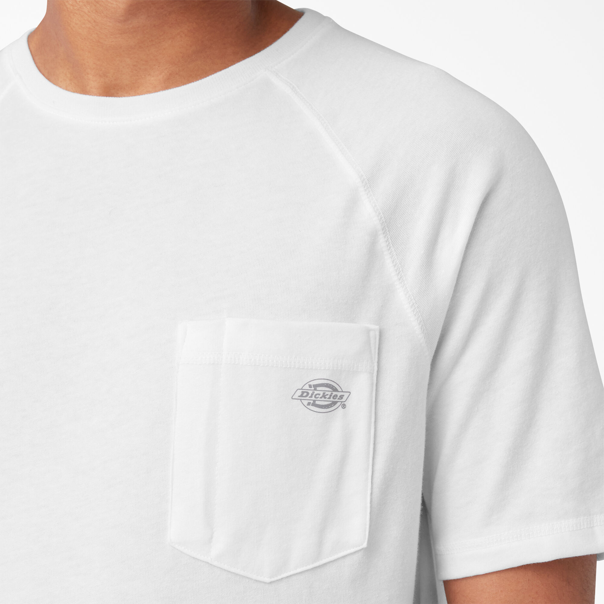 Cooling Short Sleeve Pocket T-Shirt, White