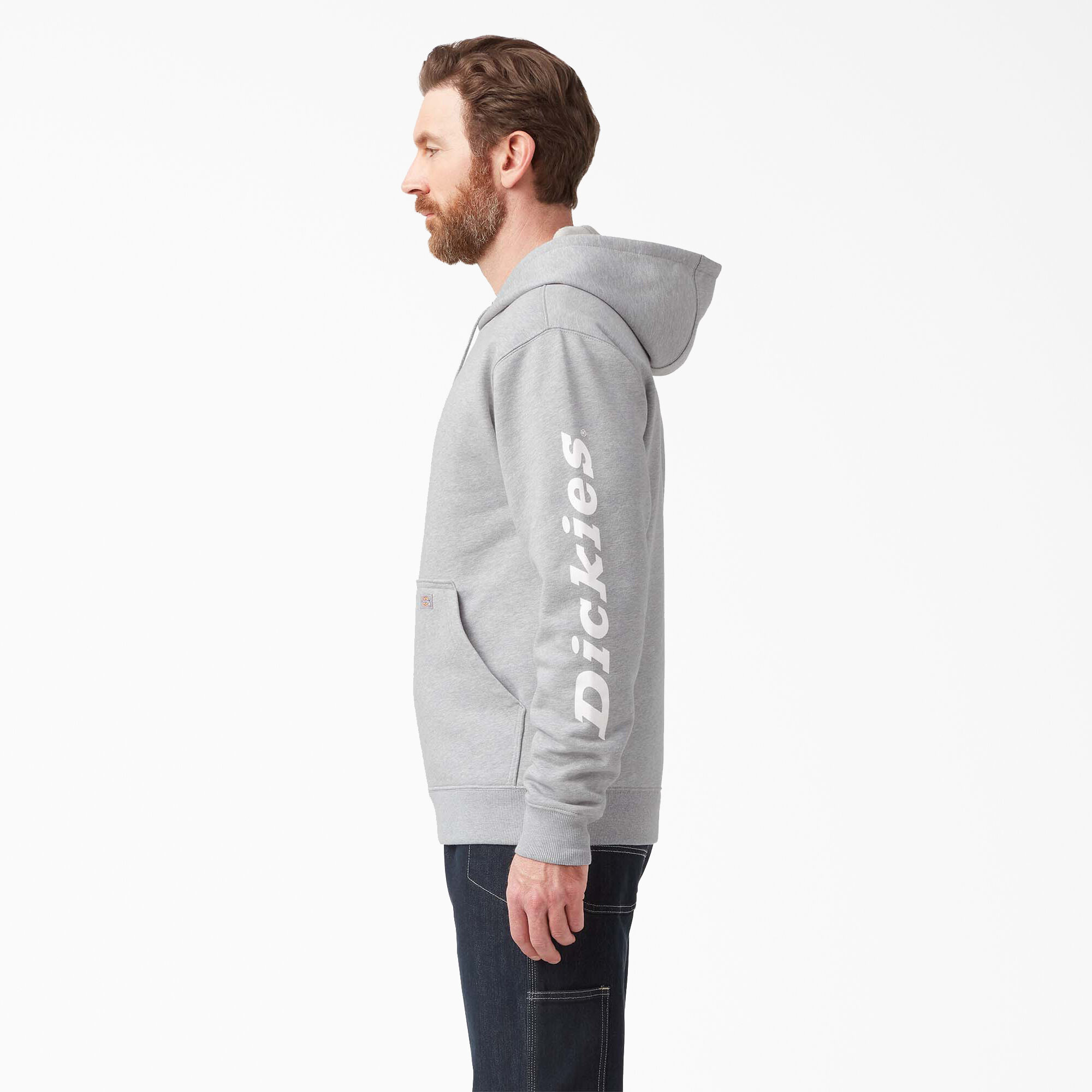Water Repellent Logo Sleeve Hoodie