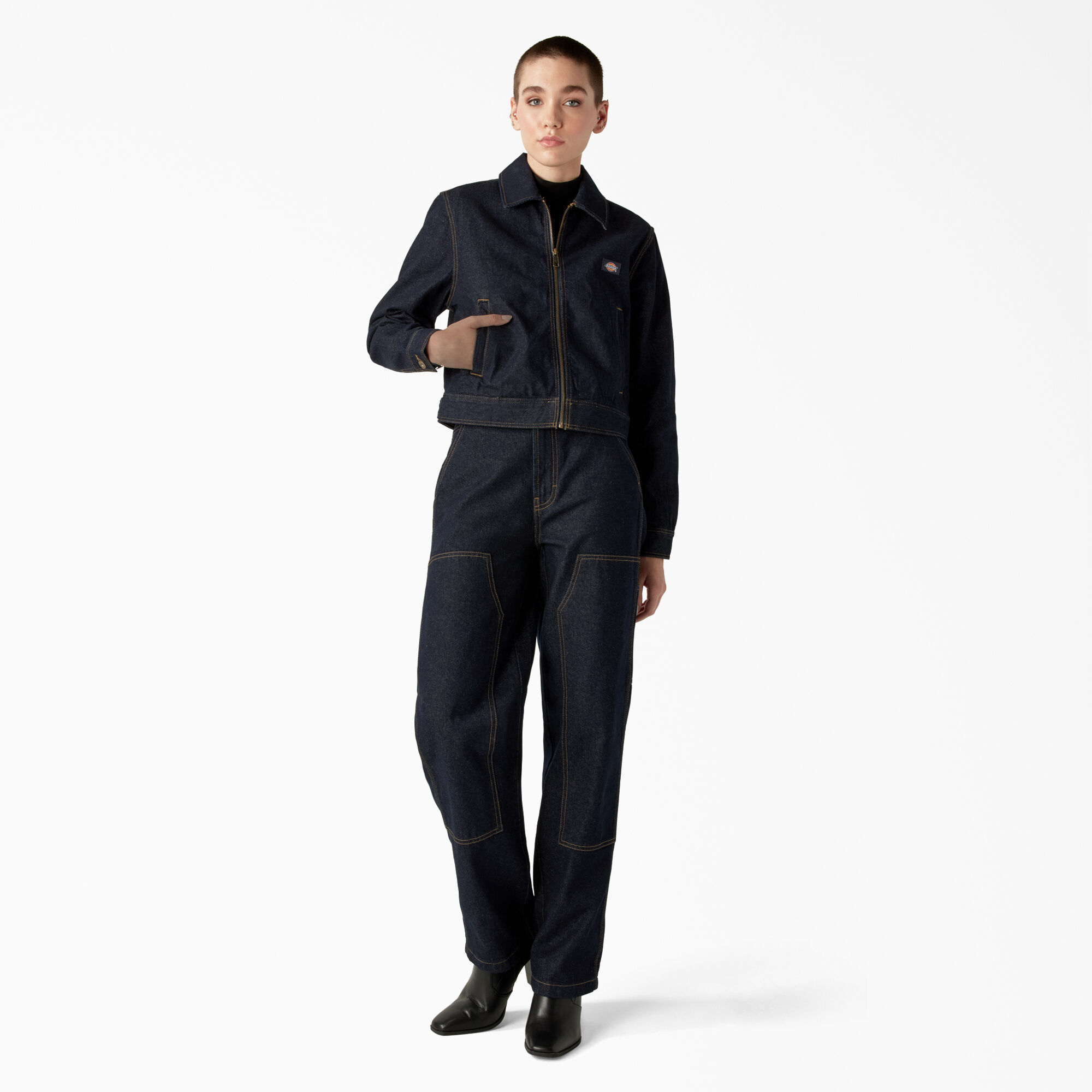 Women’s Madison Loose Fit Double Knee Jeans