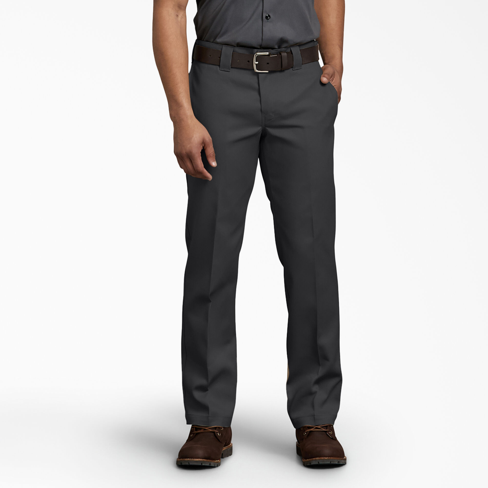 Slim Fit Straight Leg Work Pants