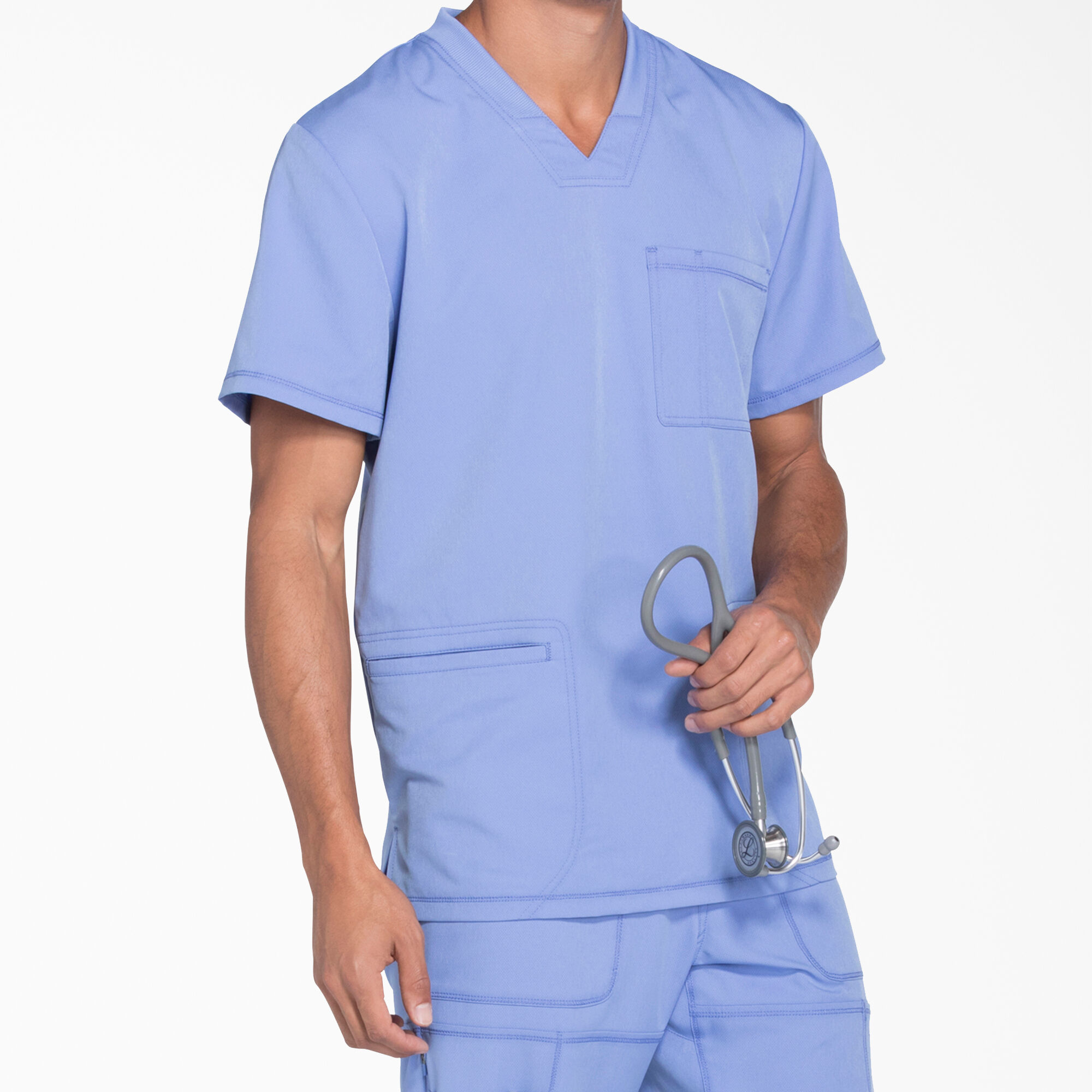 Men's Dynamix V-Neck Scrub Top