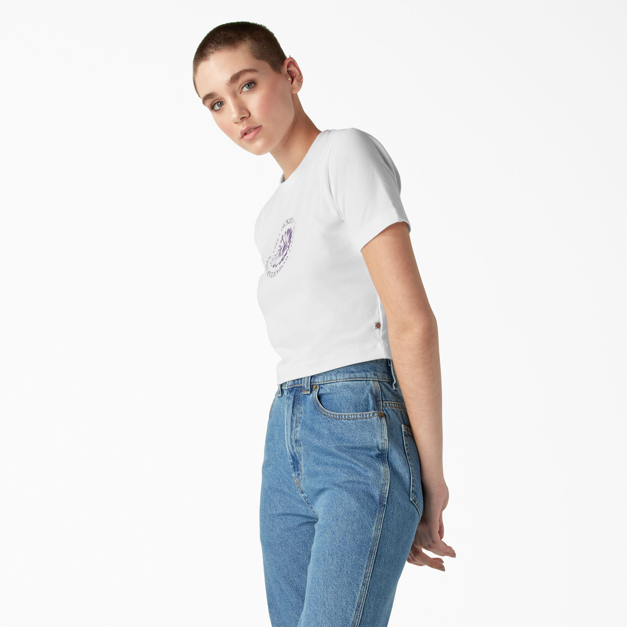 Women's Garden Plain Cropped T-Shirt