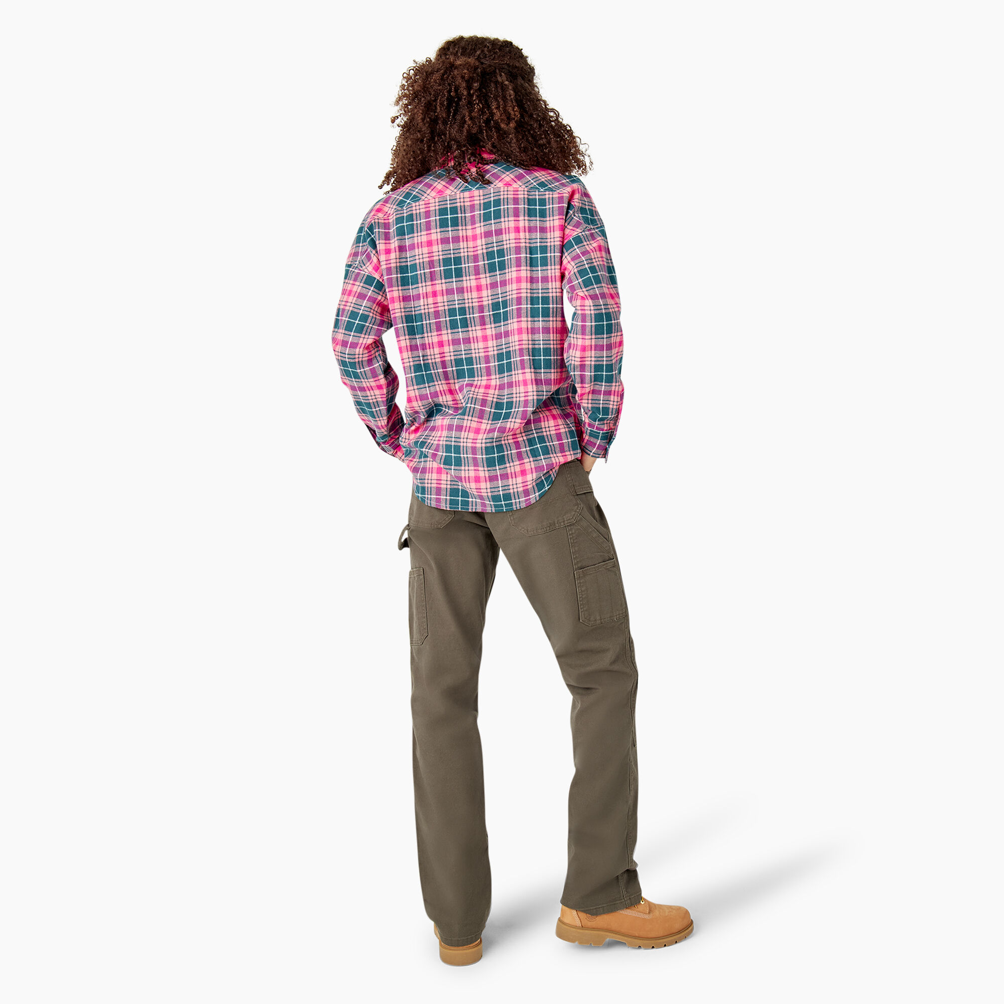 Women's Long Sleeve Flannel Shirt