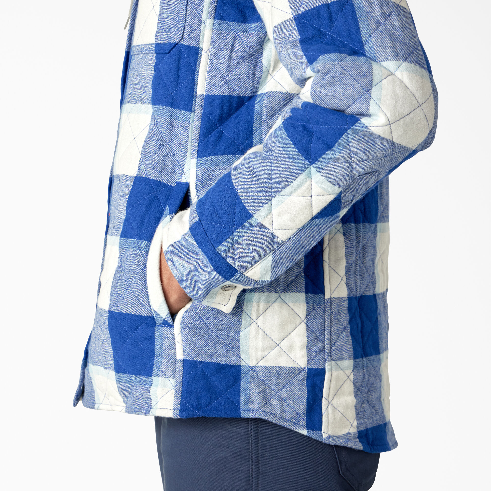 Women’s Flannel Hooded Shirt Jacket