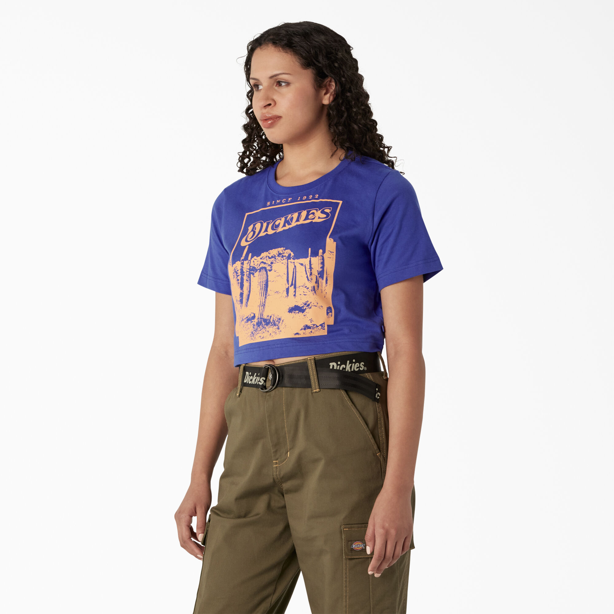 Women's Desert Graphic Cropped T-Shirt