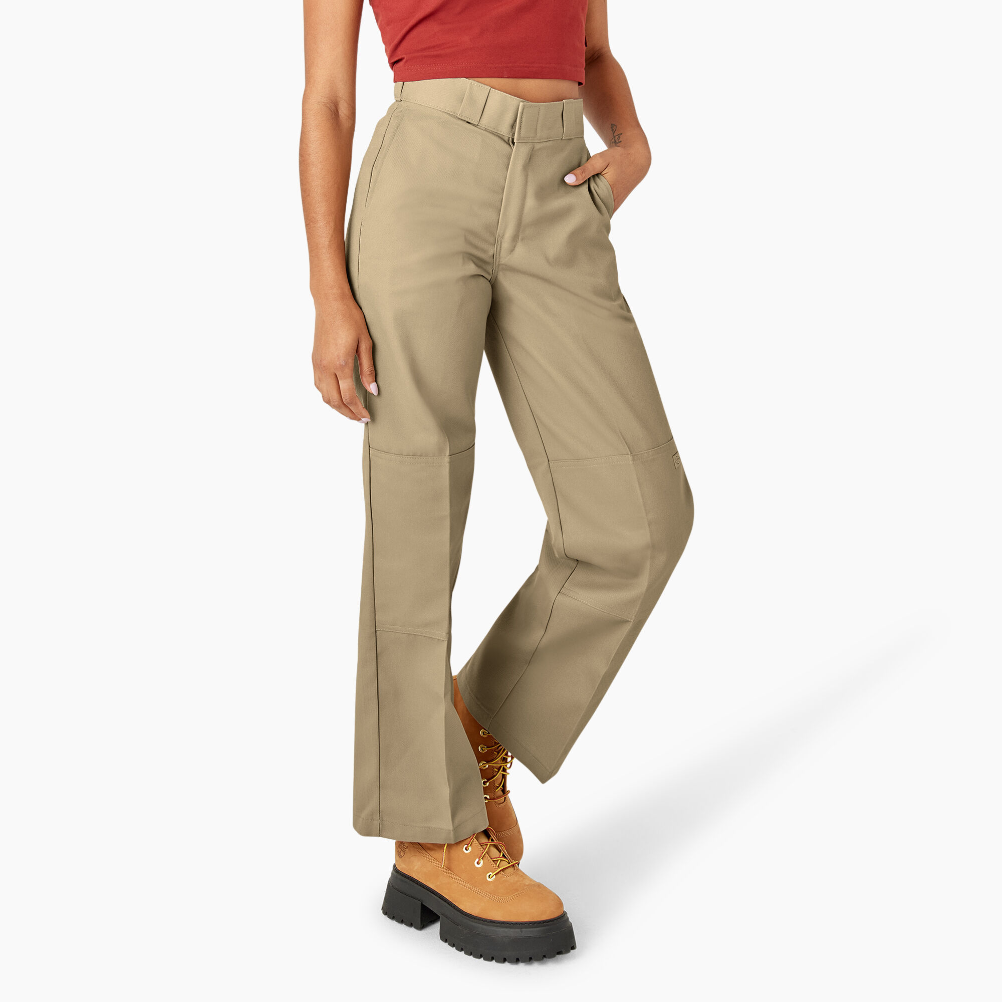 Women’s Loose Fit Double Knee Work Pants