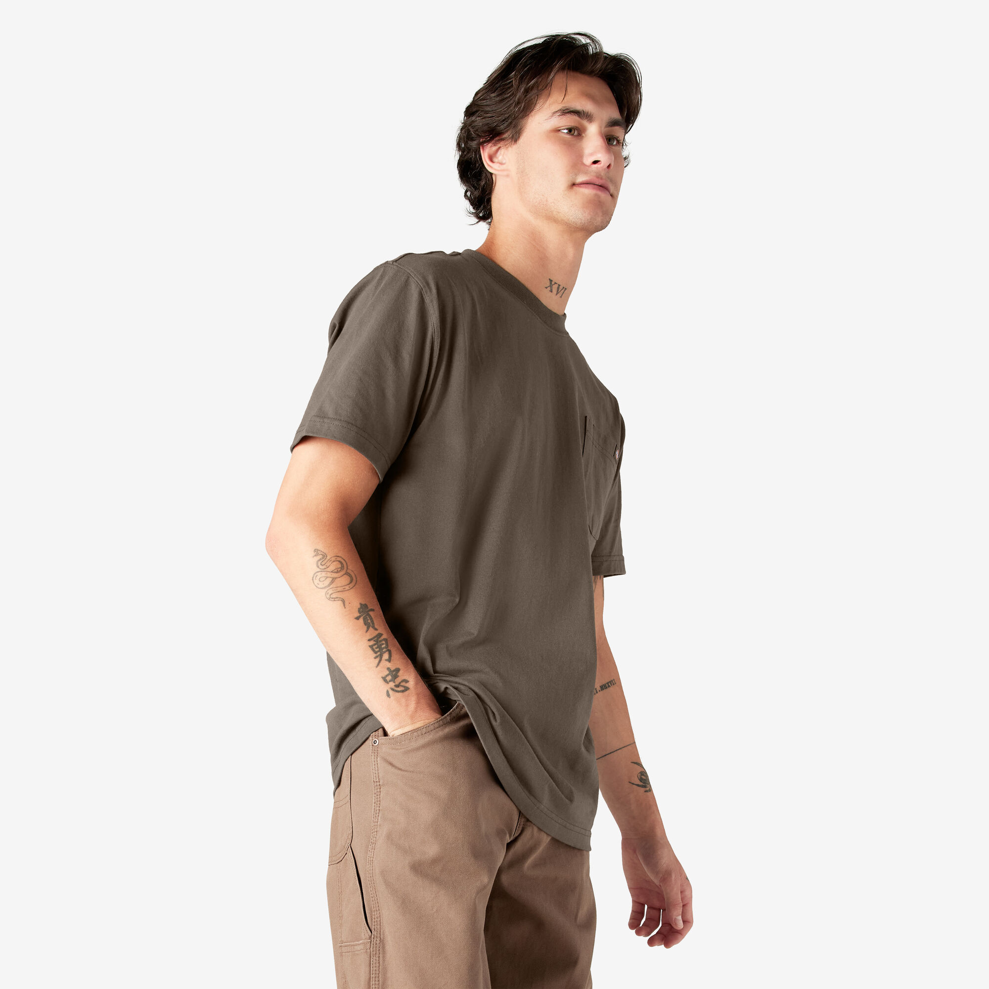 Heavyweight Short Sleeve Pocket T-Shirt