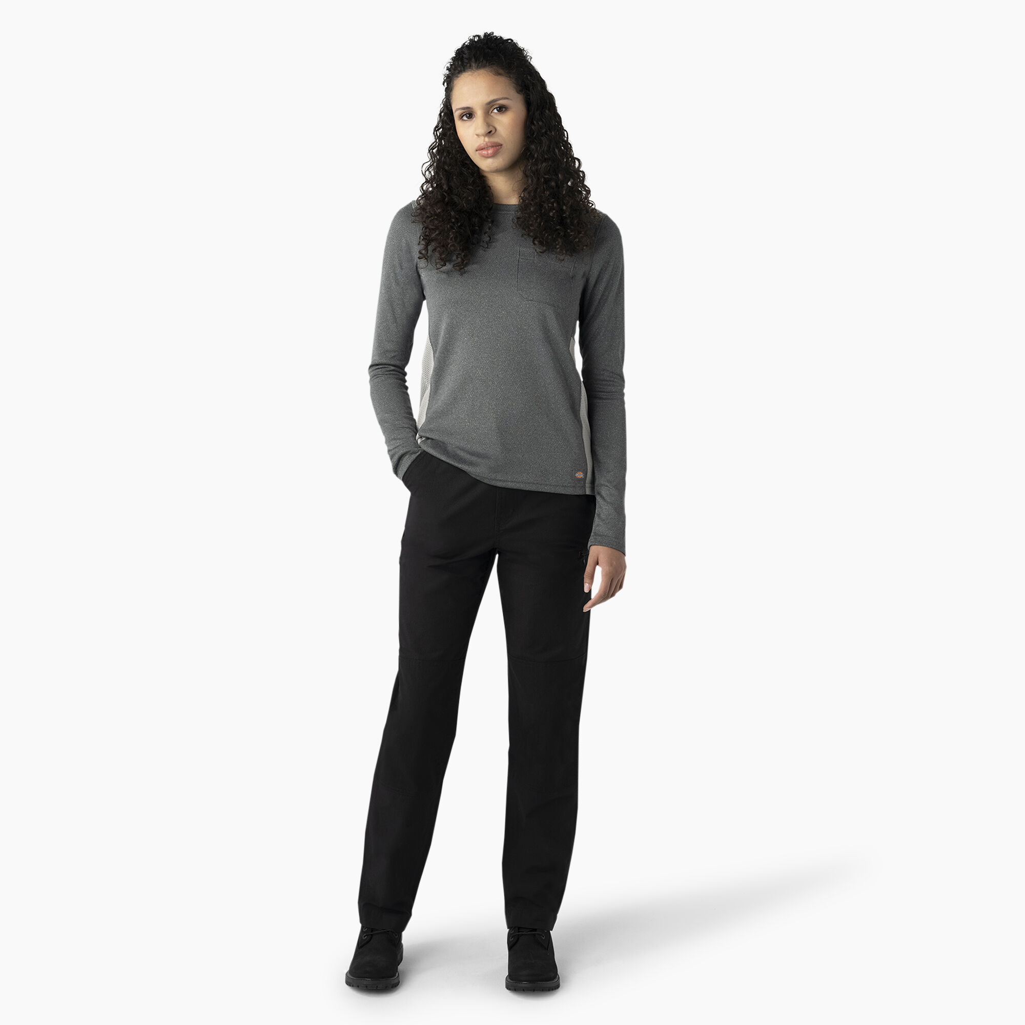 Women's Cooling High Rise Tapered Leg Double Knee Pants