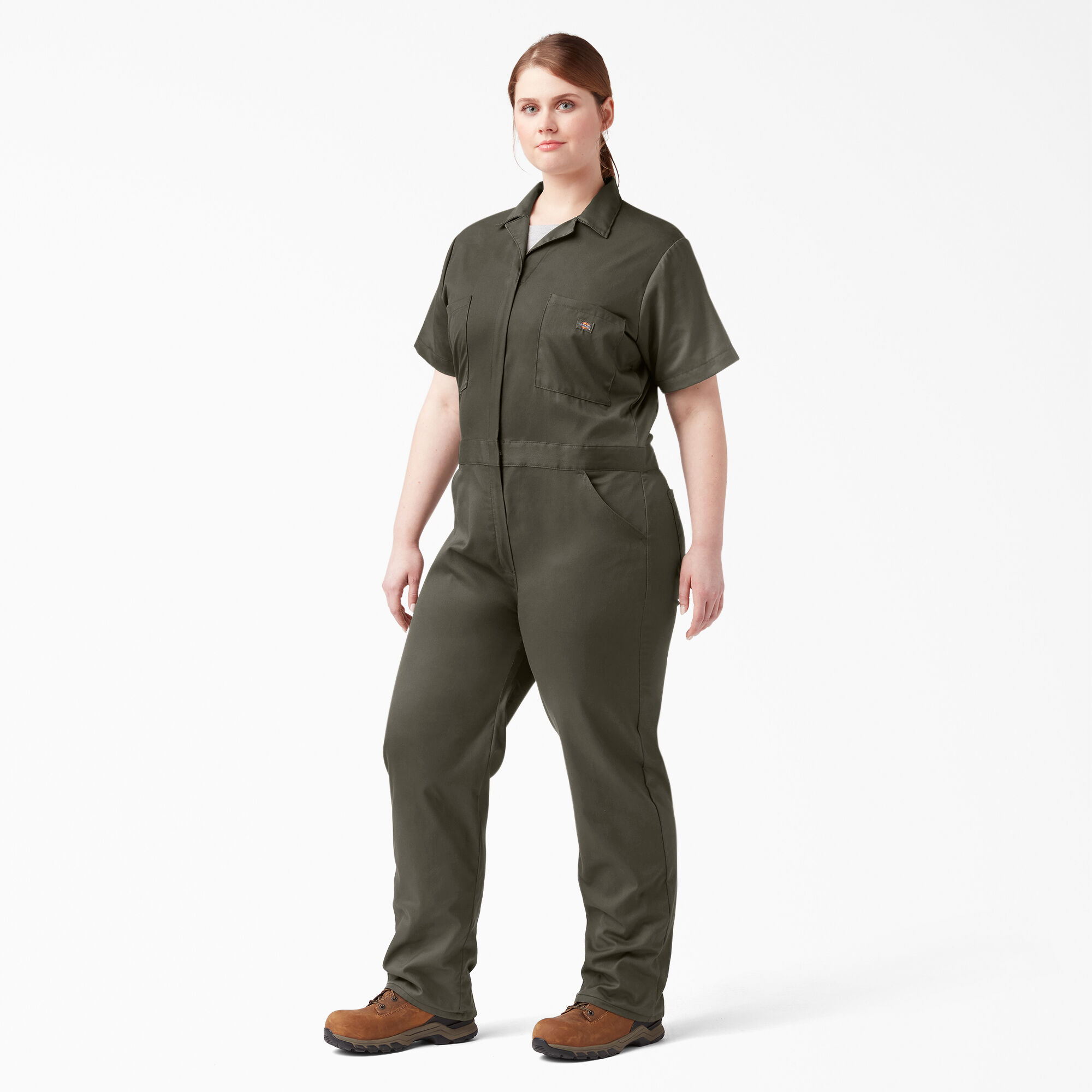 Women's Plus FLEX Cooling Temp-iQ? Short Sleeve Coveralls