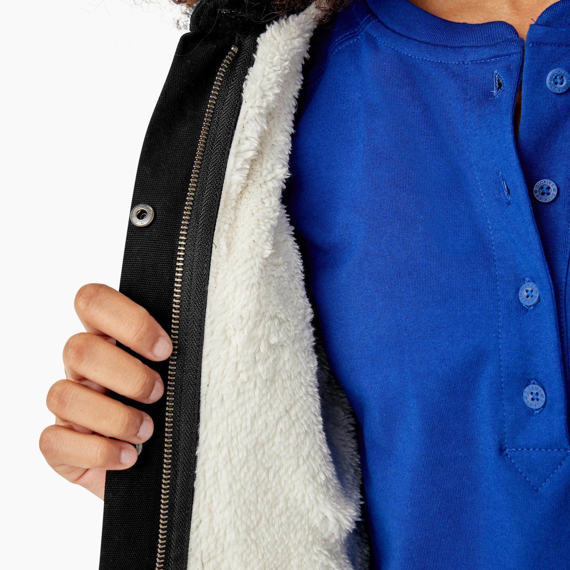 Women's Duck Fleece Lined Chore Coat