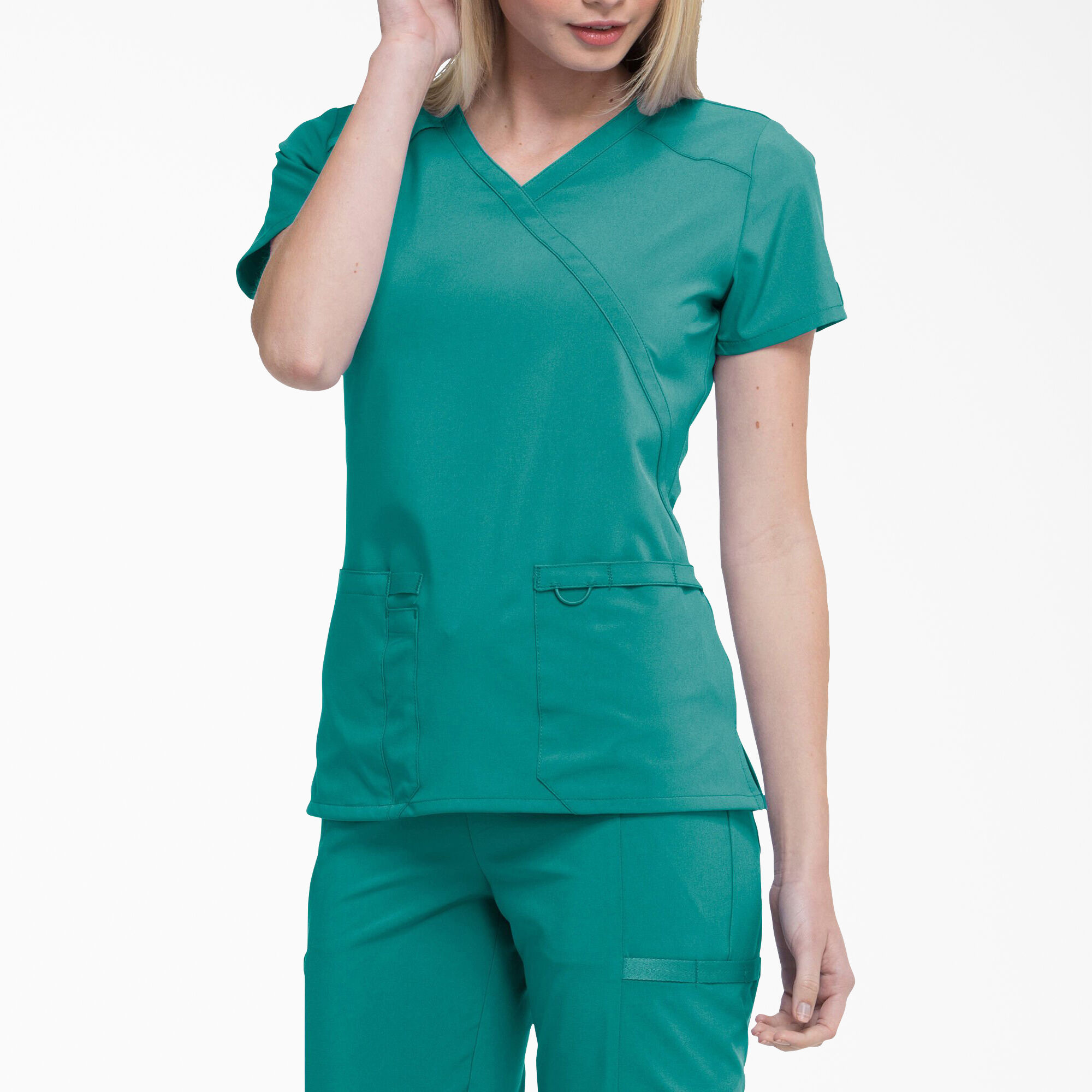 Women's EDS Essentials Mock Wrap Scrub Top