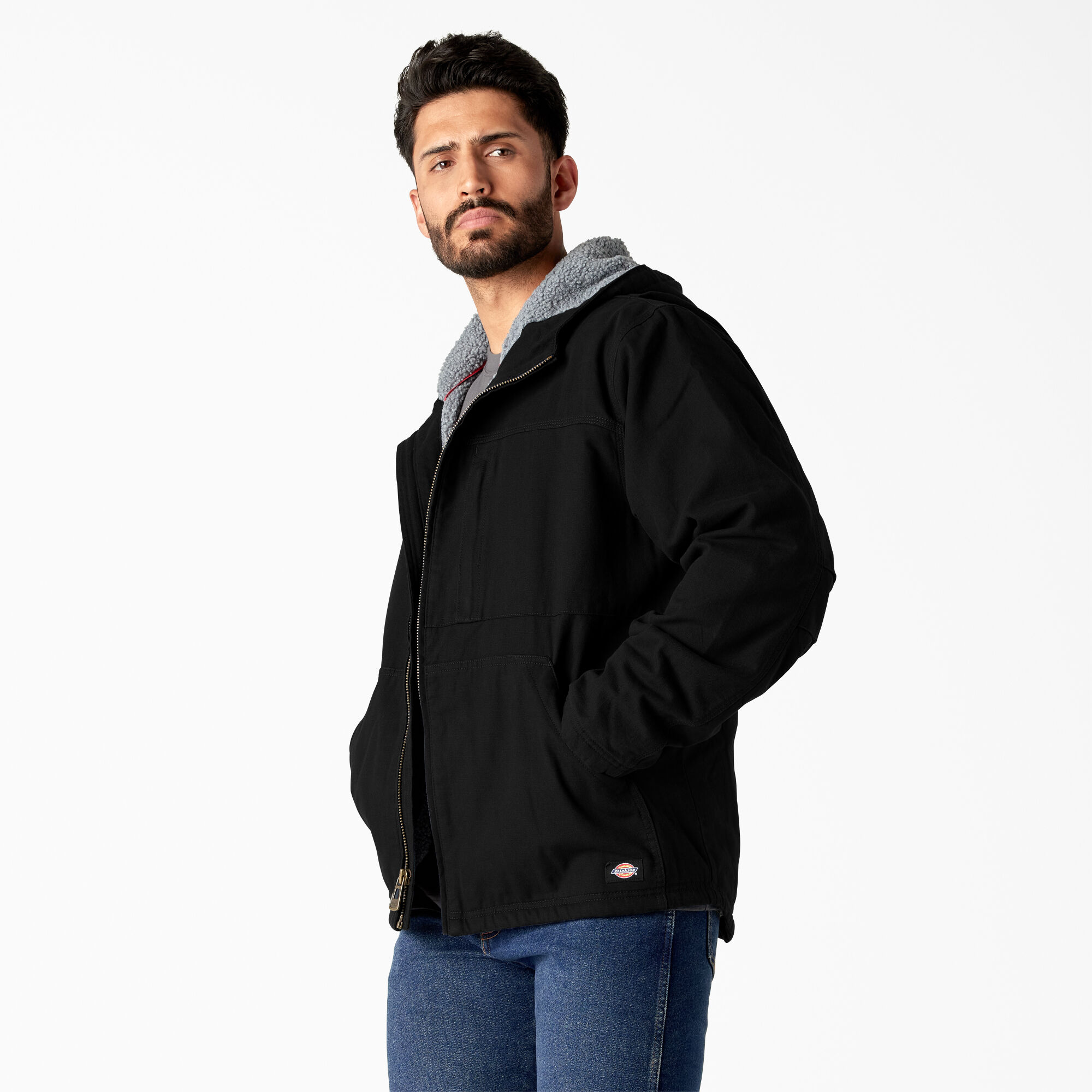 Duck Canvas High Pile Fleece Lined Jacket