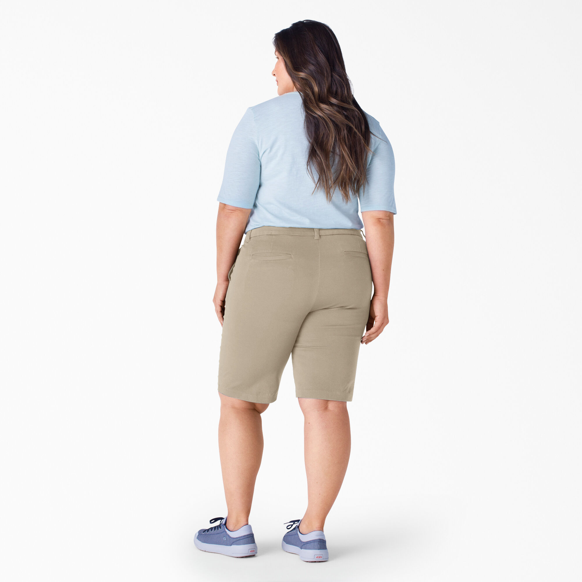 Women's Plus Perfect Shape Straight Fit Bermuda Shorts, 11