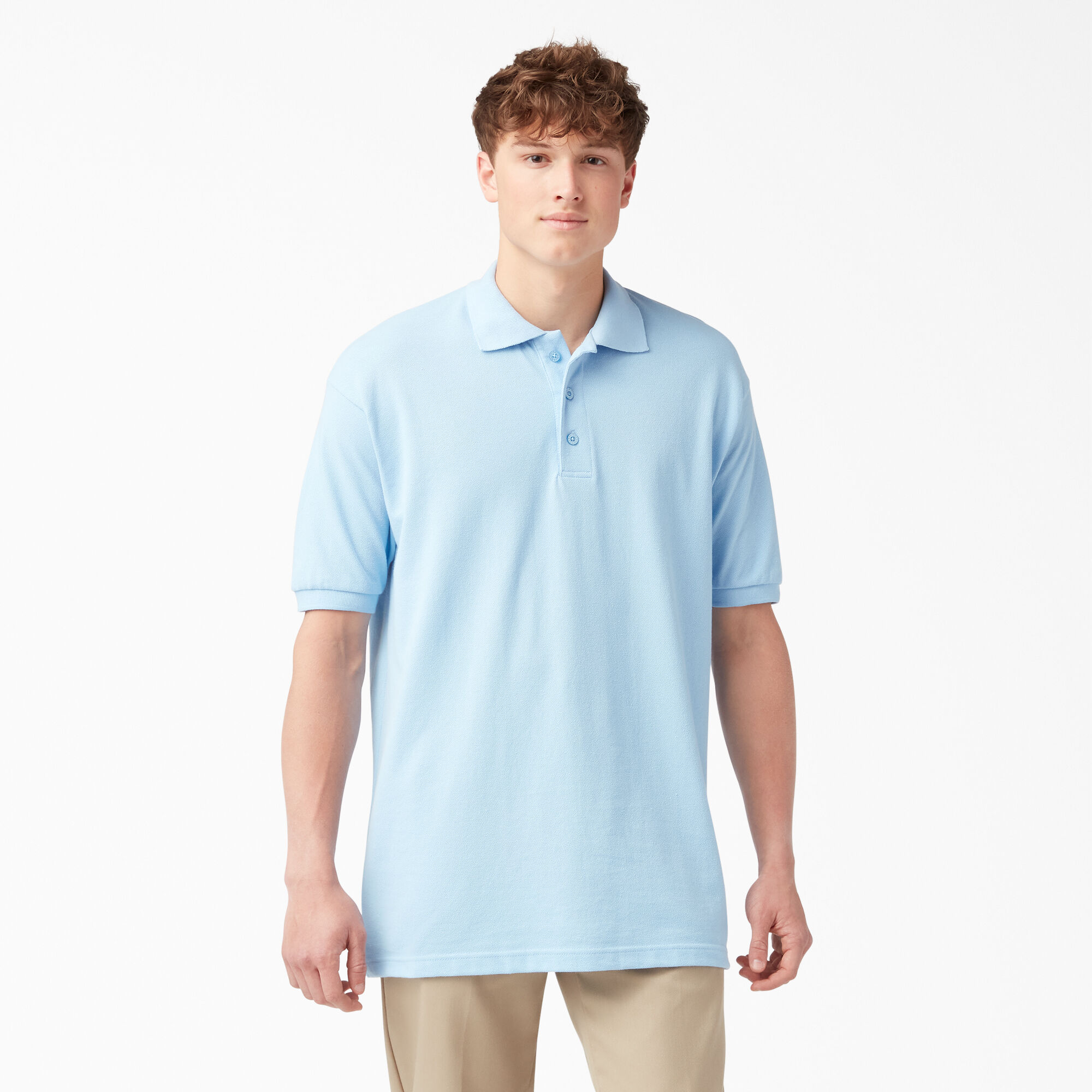 Adult Size Piqué Short Sleeve Polo