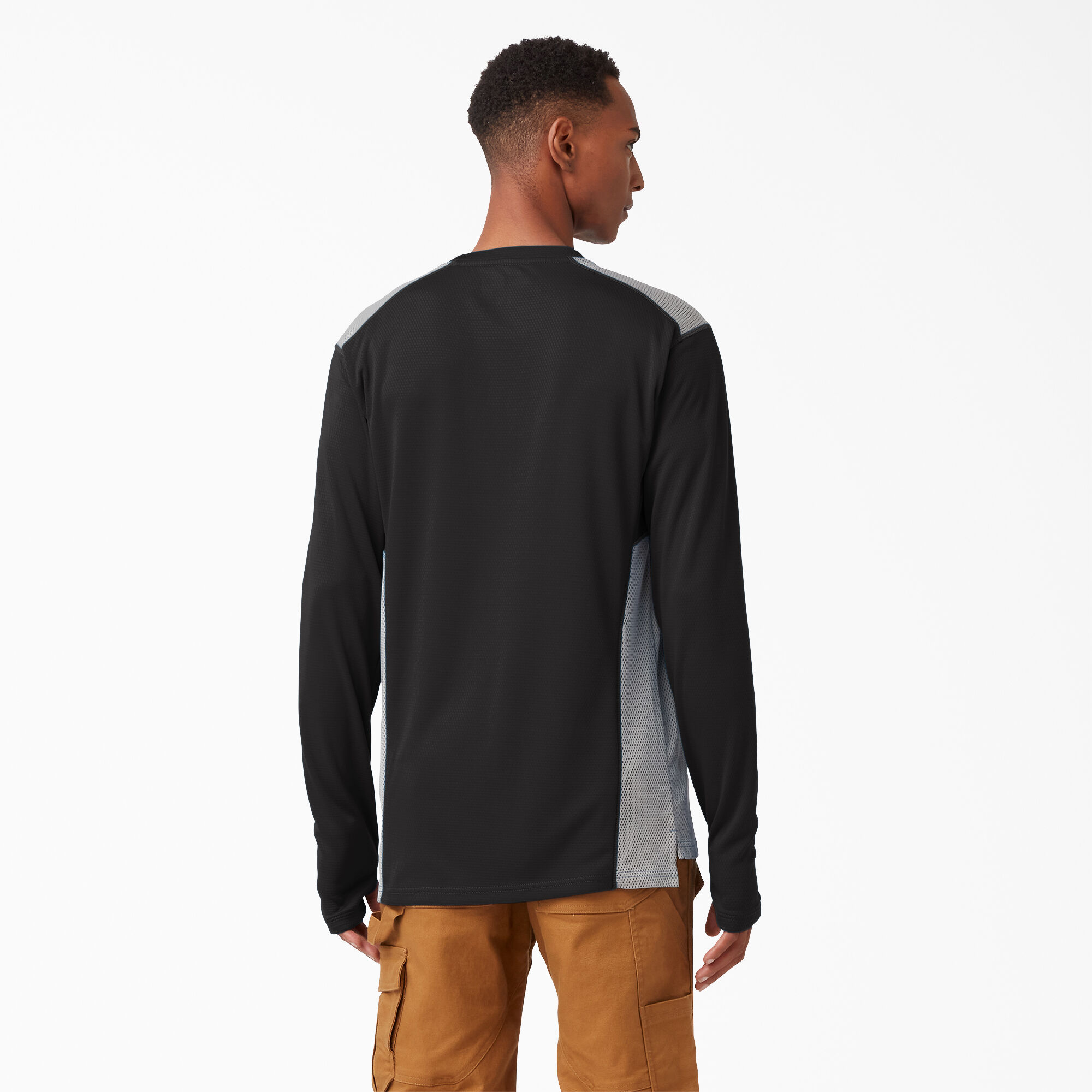Temp-iQ? 365 Long Sleeve Pocket T-Shirt, Black