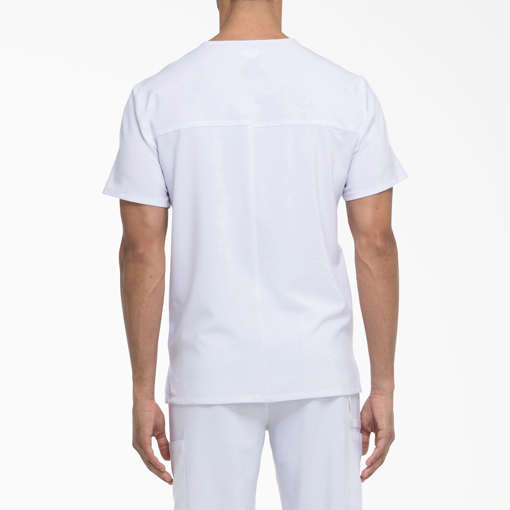 Men's EDS Essentials V-Neck Scrub Top with Patch Pockets