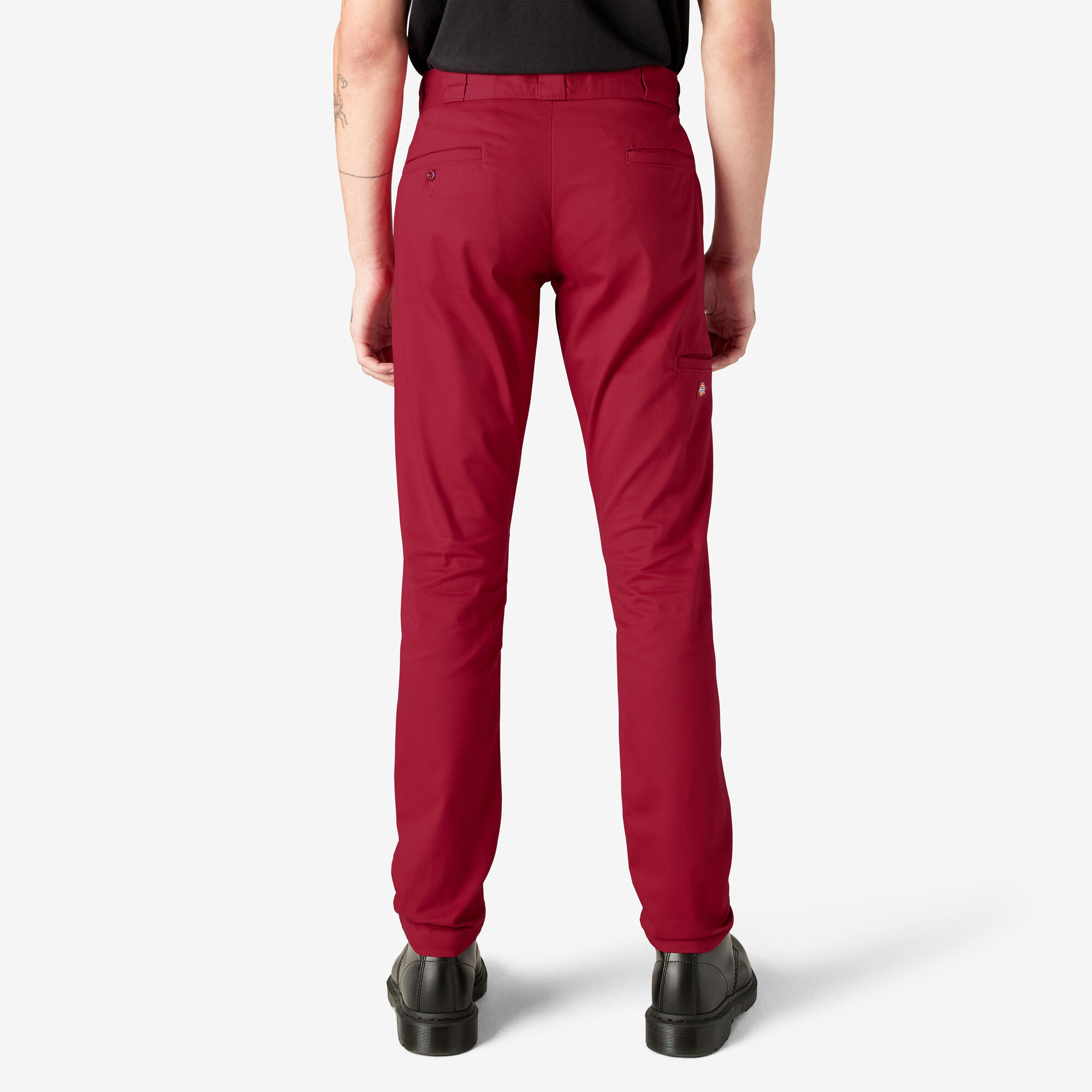Skinny Fit Double Knee Work Pants