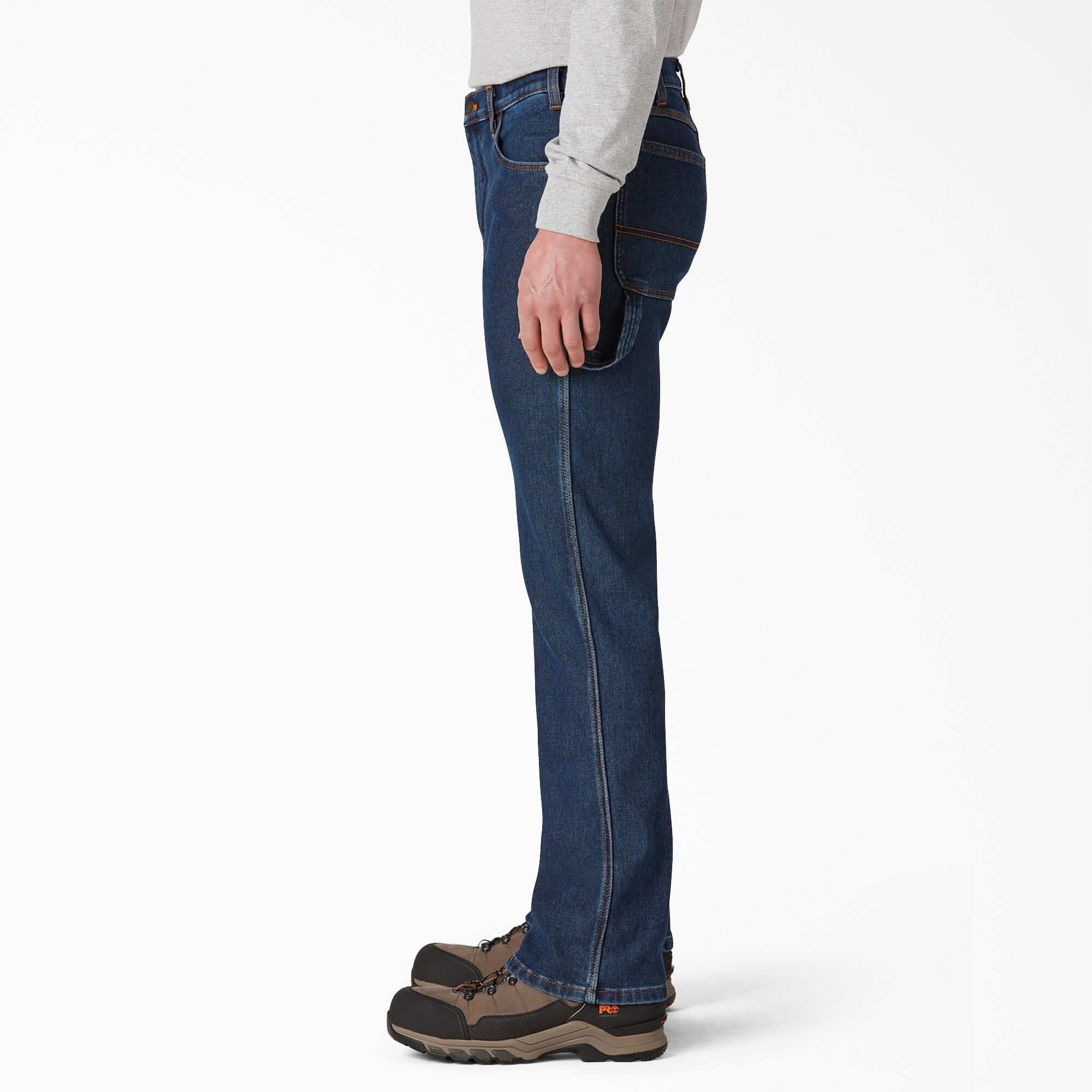Lined Regular Fit Denim Carpenter Jeans