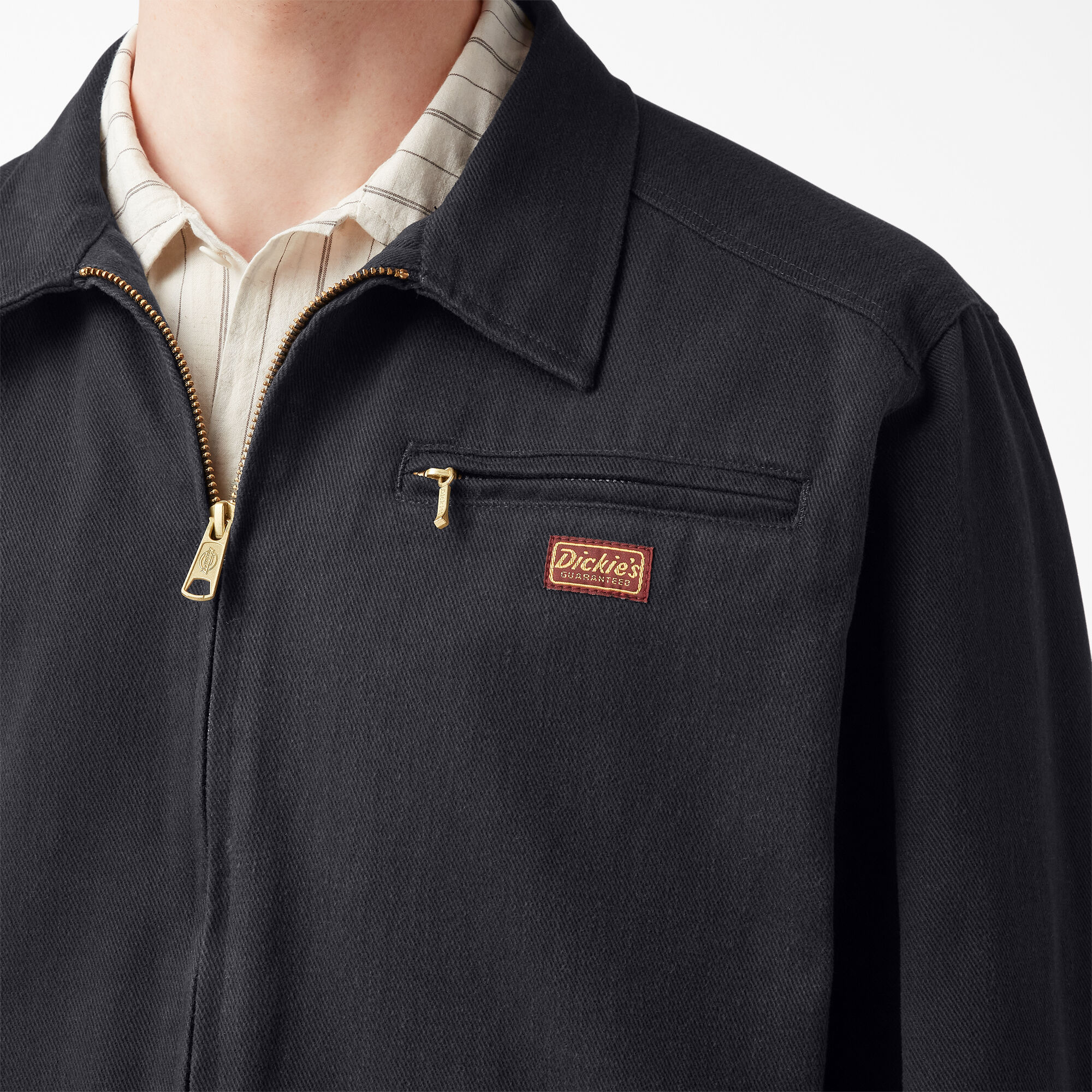 Dickies 1922 Brushed Twill Jacket, Rinsed Black