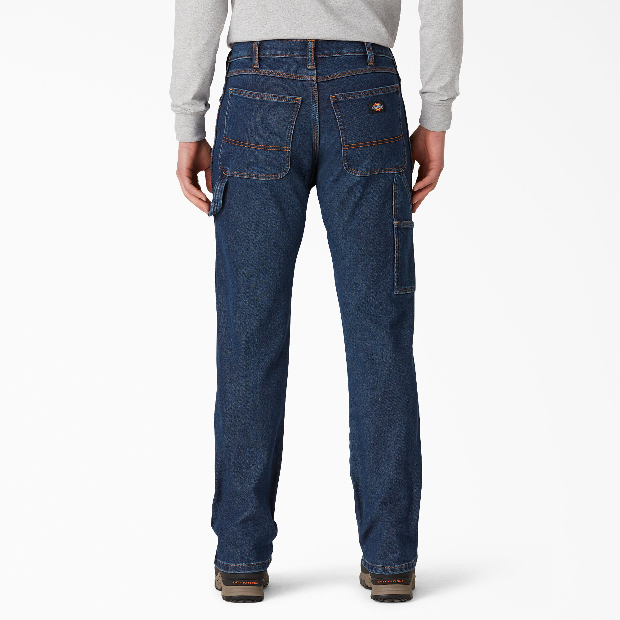 Lined Regular Fit Denim Carpenter Jeans