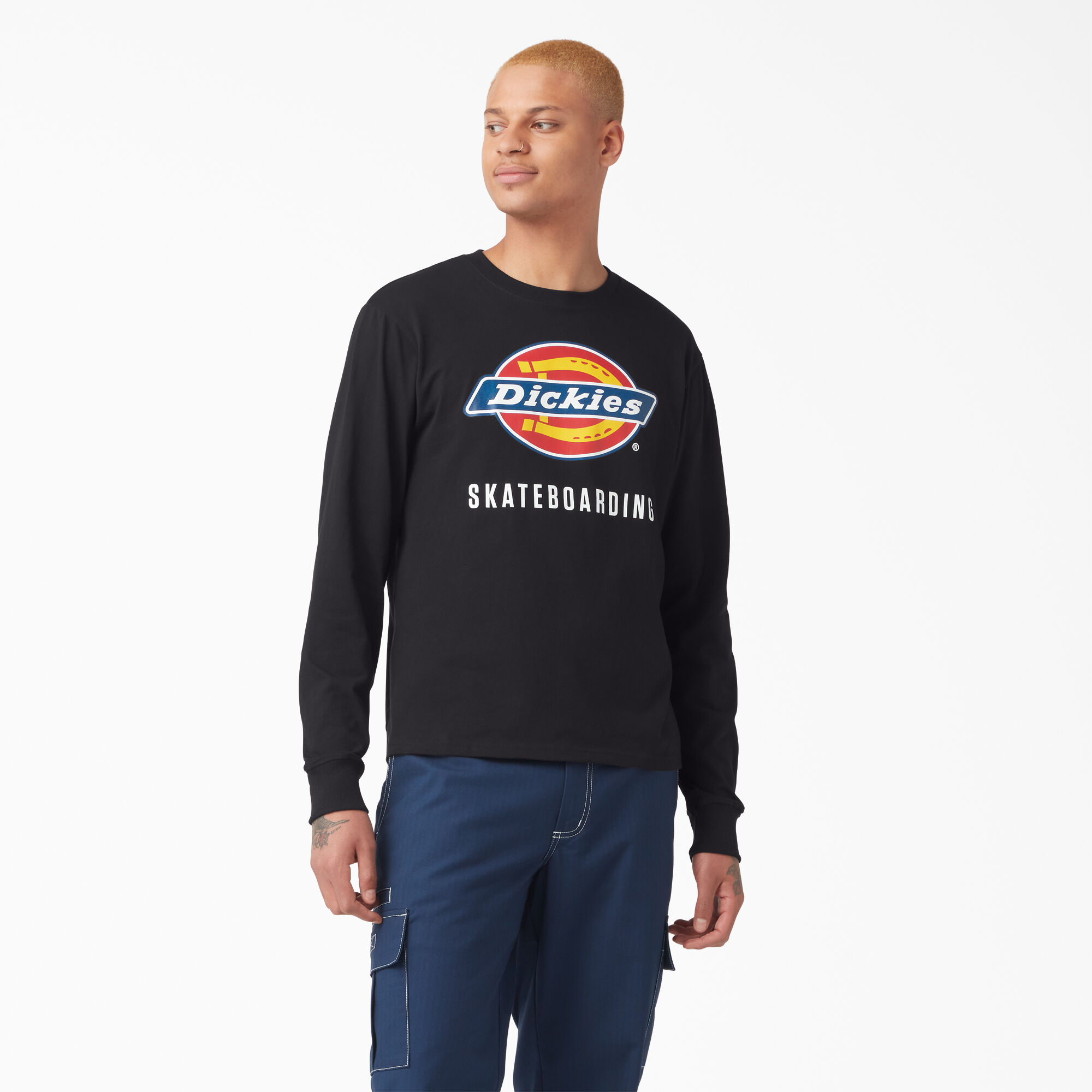 Dickies Skateboarding Logo Graphic Long Sleeve T-Shirt