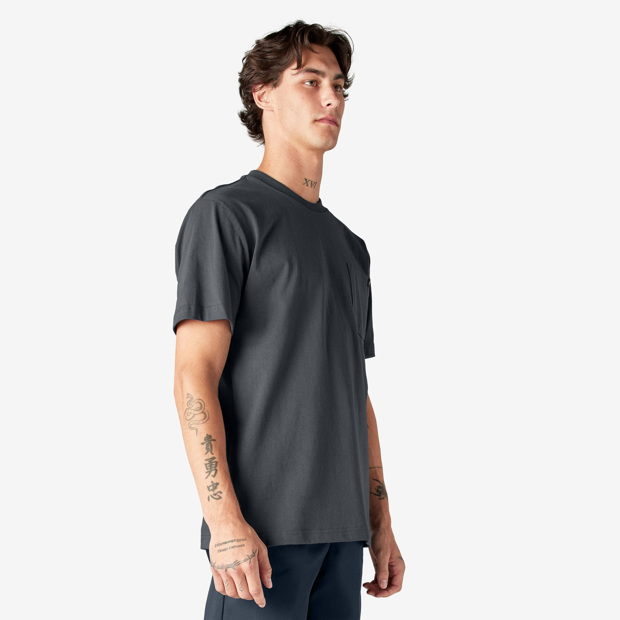 Heavyweight Short Sleeve Pocket T-Shirt