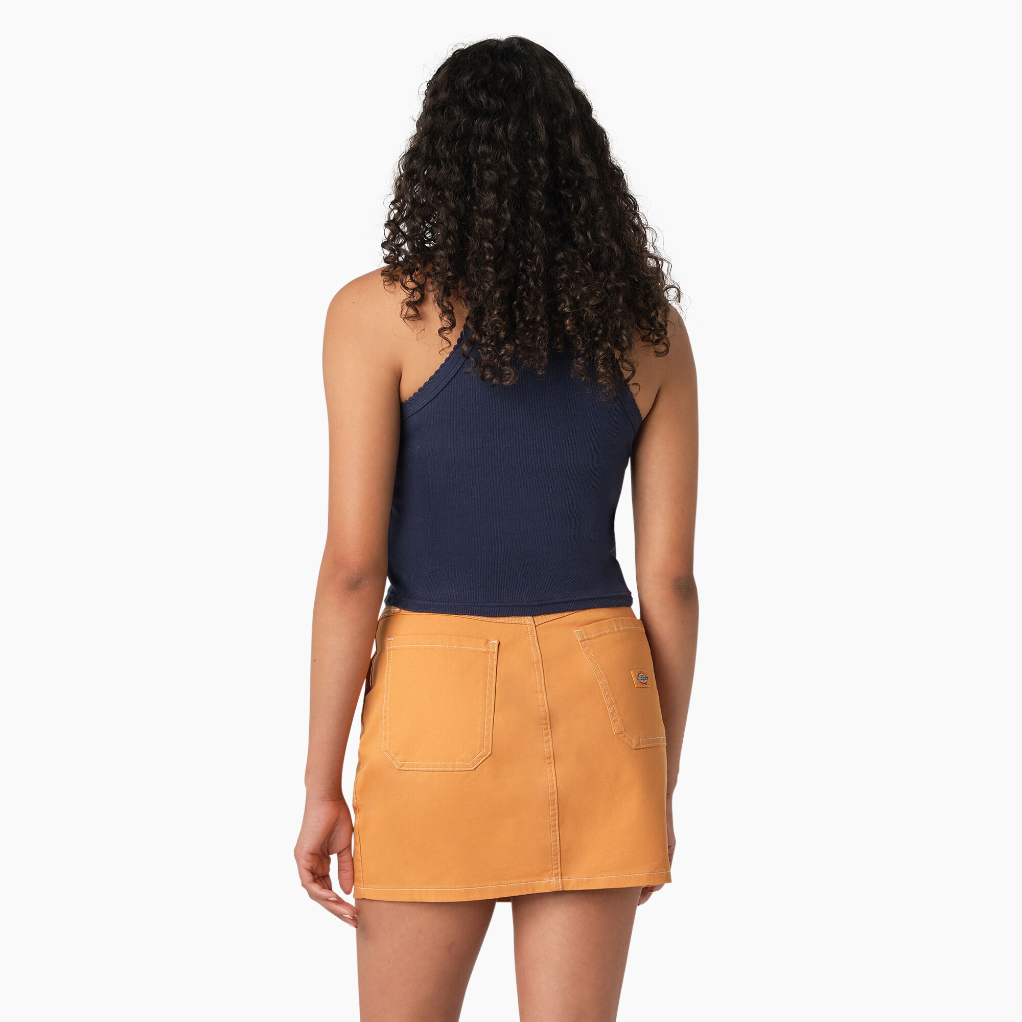 Women's Rib Knit Cropped Tank Top