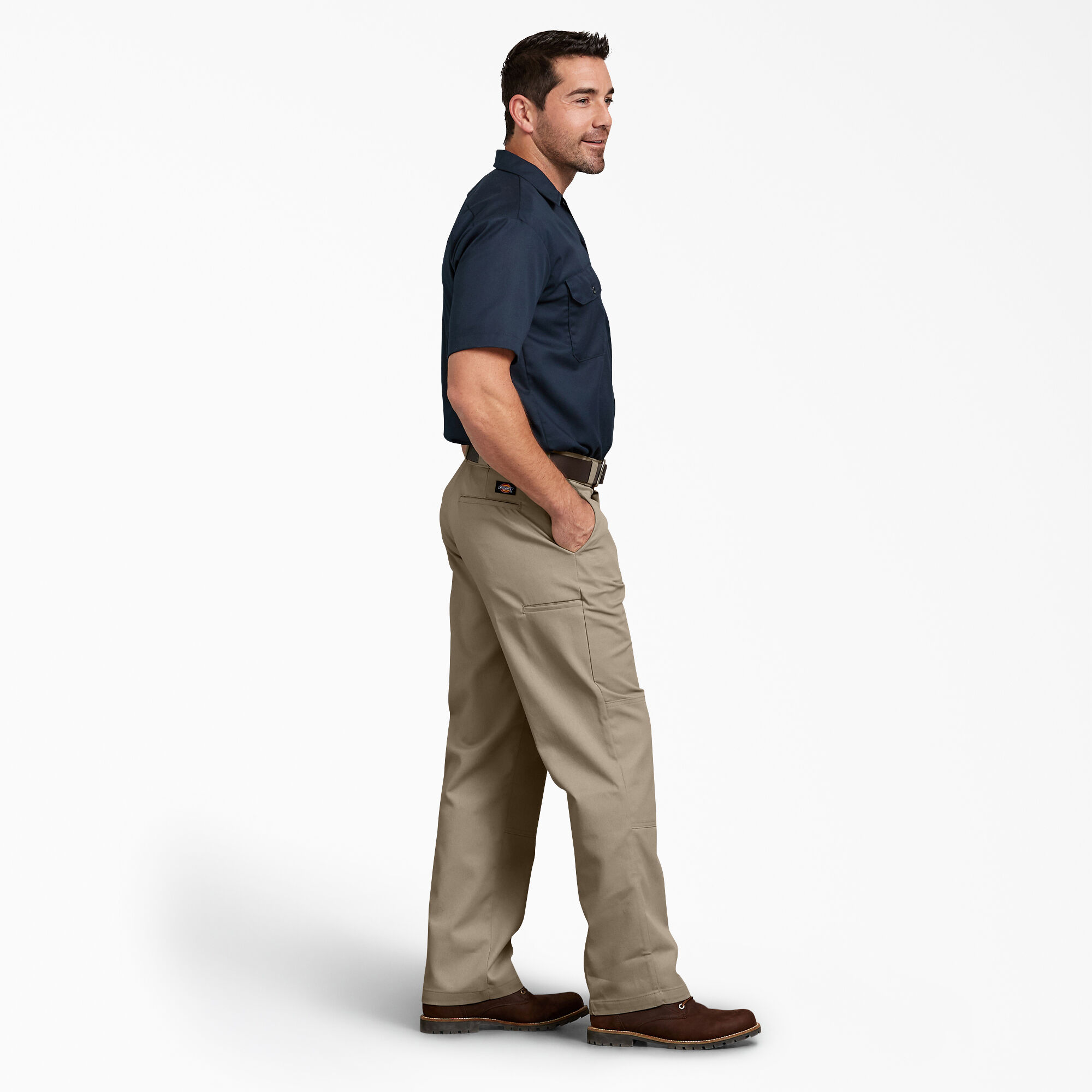 Relaxed Fit Double Knee Work Pants