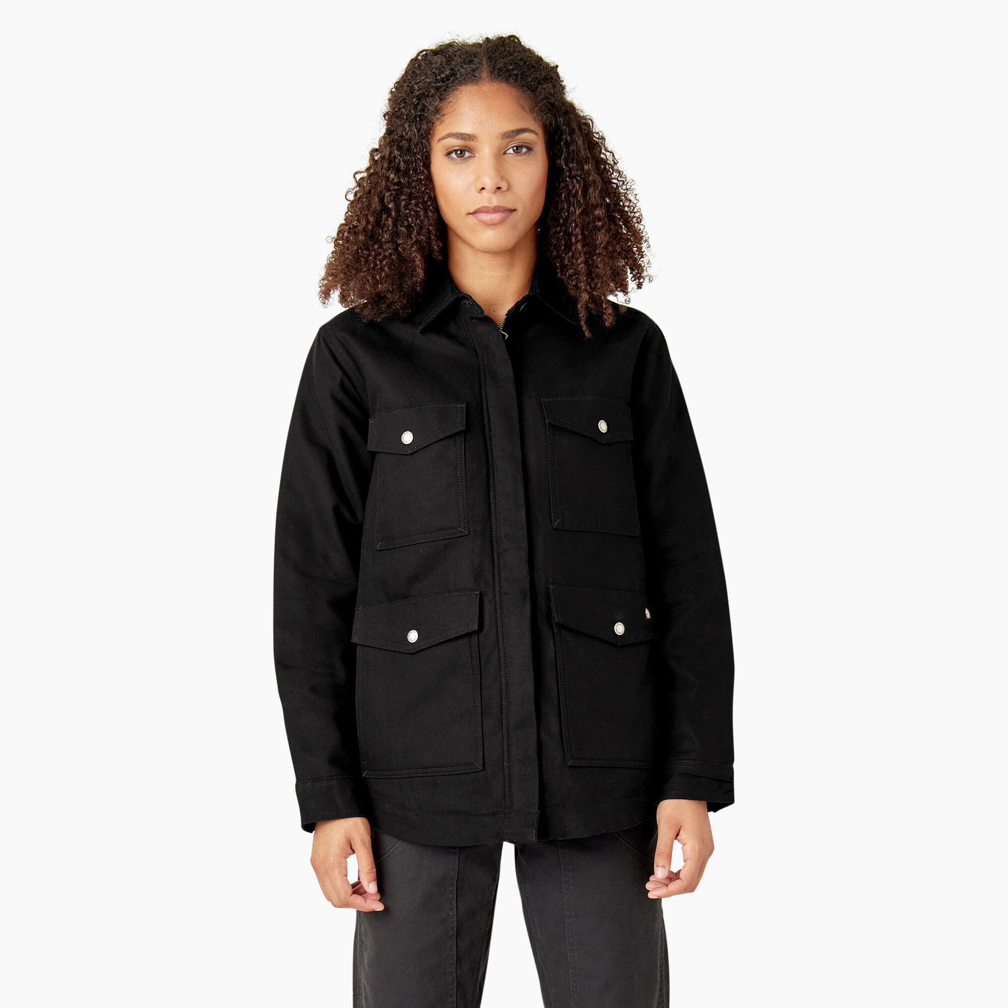 Women's Duck Fleece Lined Chore Coat