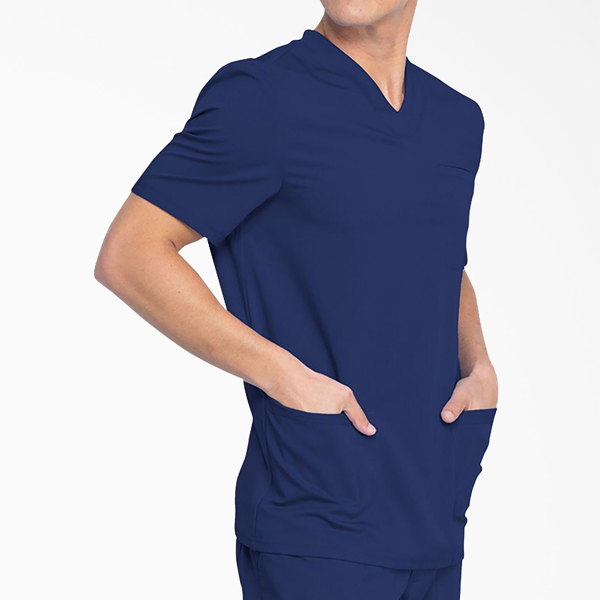 Men's Balance V-Neck Scrub Top with Patch Pockets