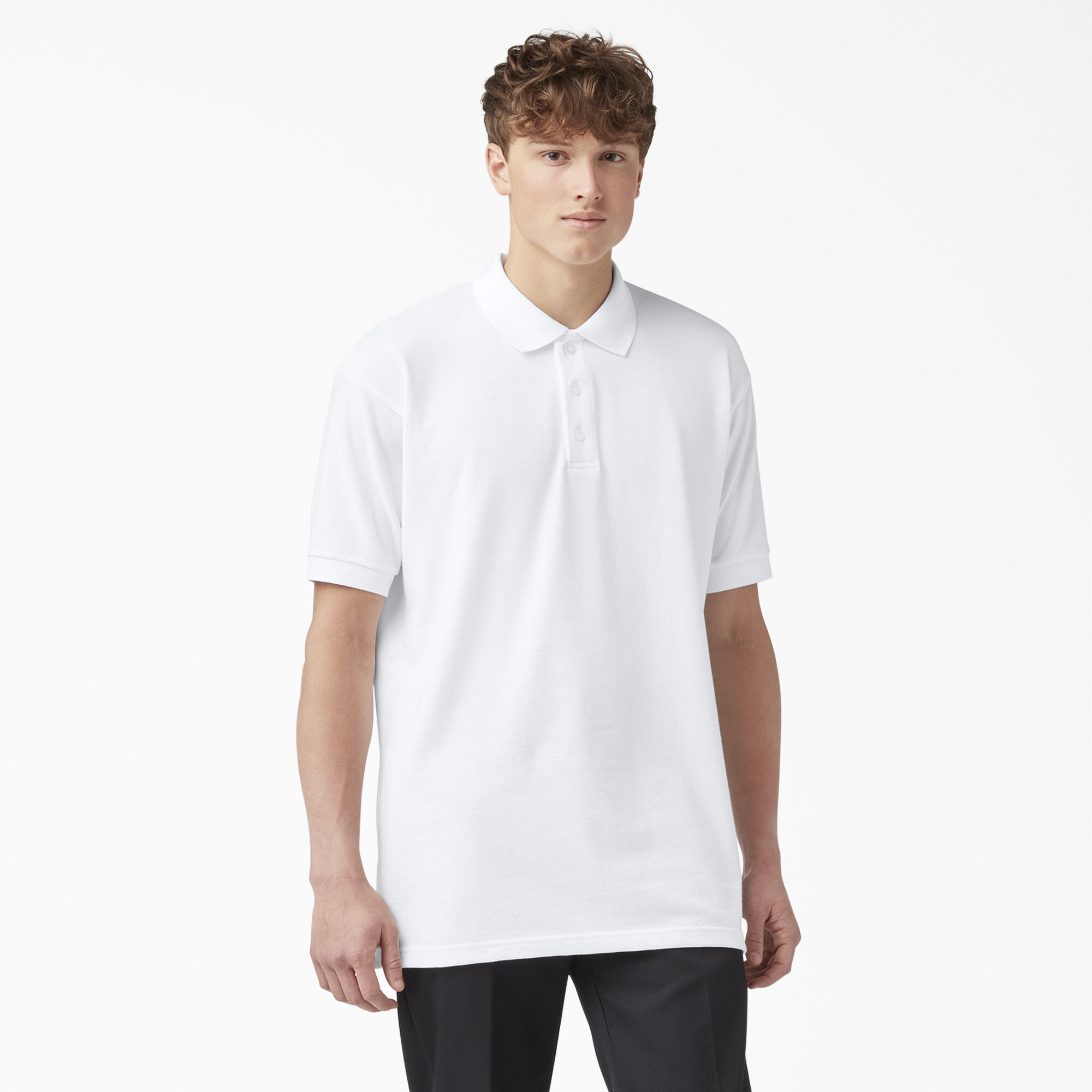 Adult Size Piqué Short Sleeve Polo