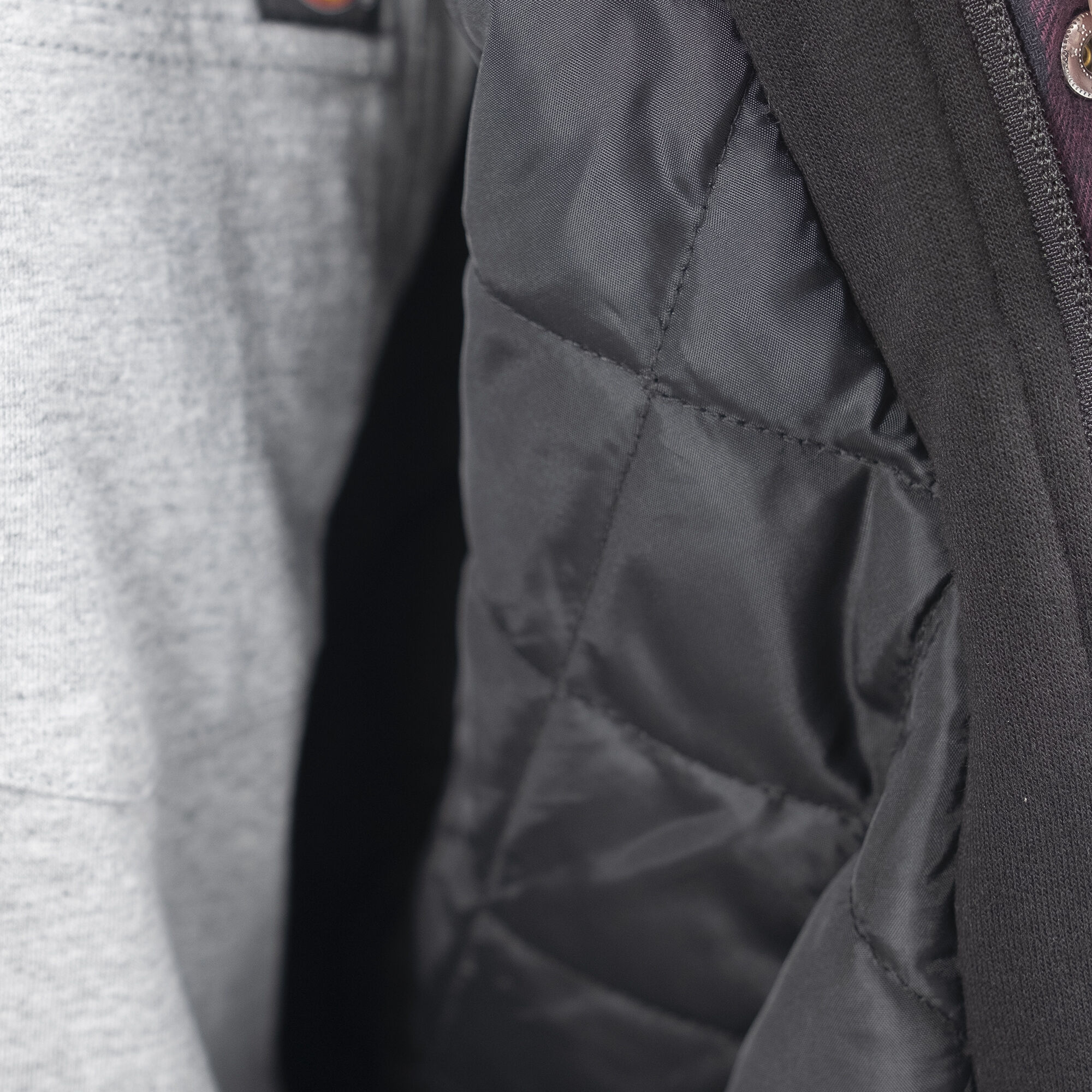 Flannel Hooded Shirt Jacket