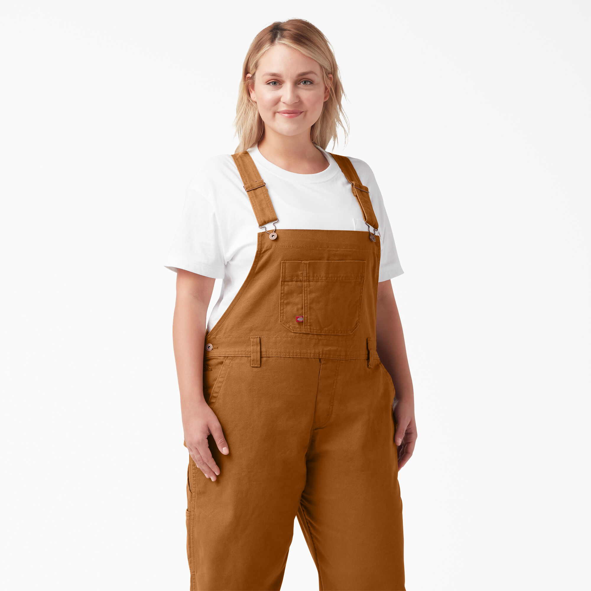 Women's Plus Relaxed Fit Bib Overalls