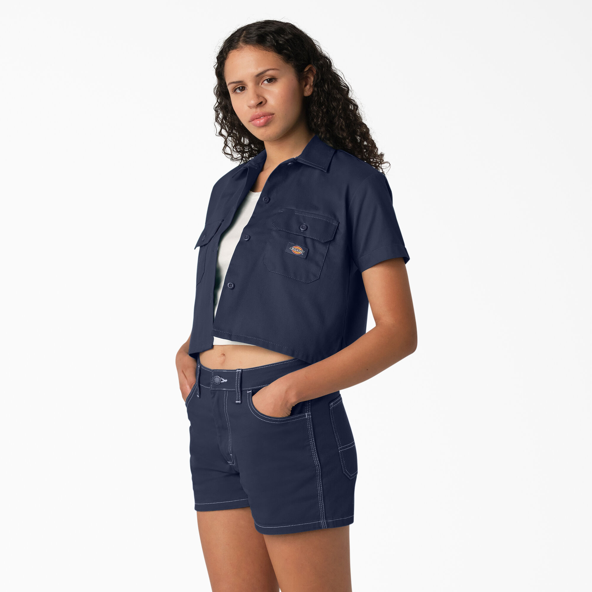 Women's Cropped Work Shirt
