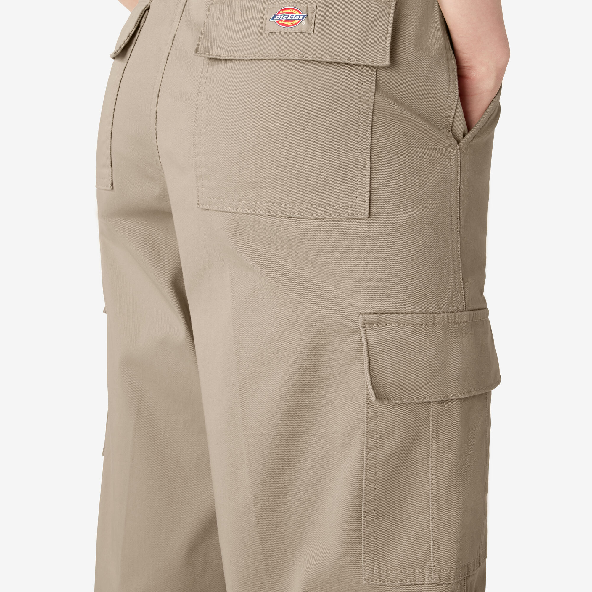 Women's Relaxed Fit Cropped Cargo Pants
