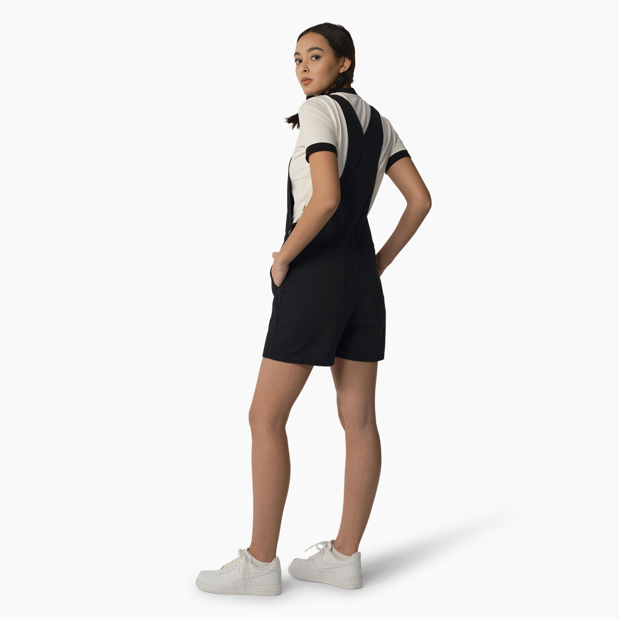Women's Relaxed Fit Duck Bib Shortalls