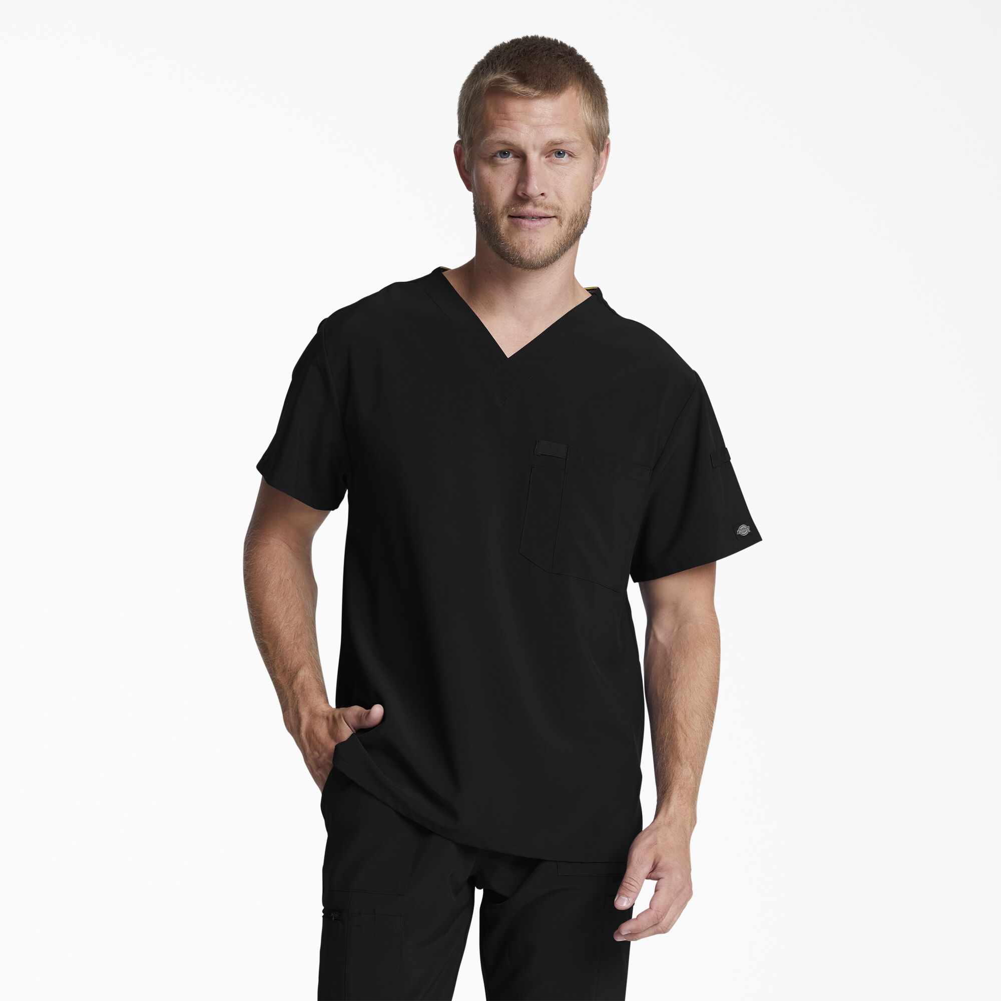 Men's EDS Essentials V-Neck Scrub Top