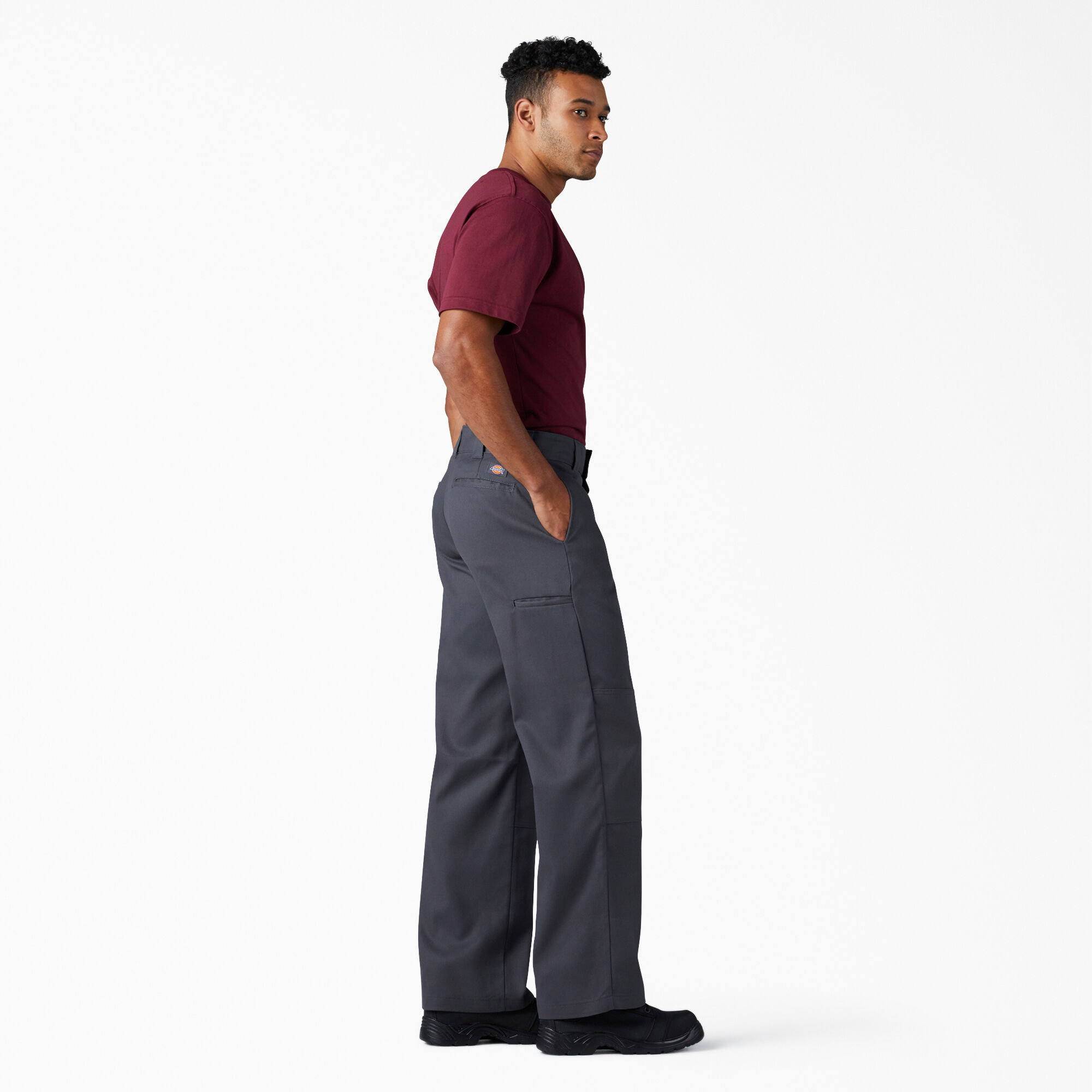 Loose Fit Double Knee Work Pants