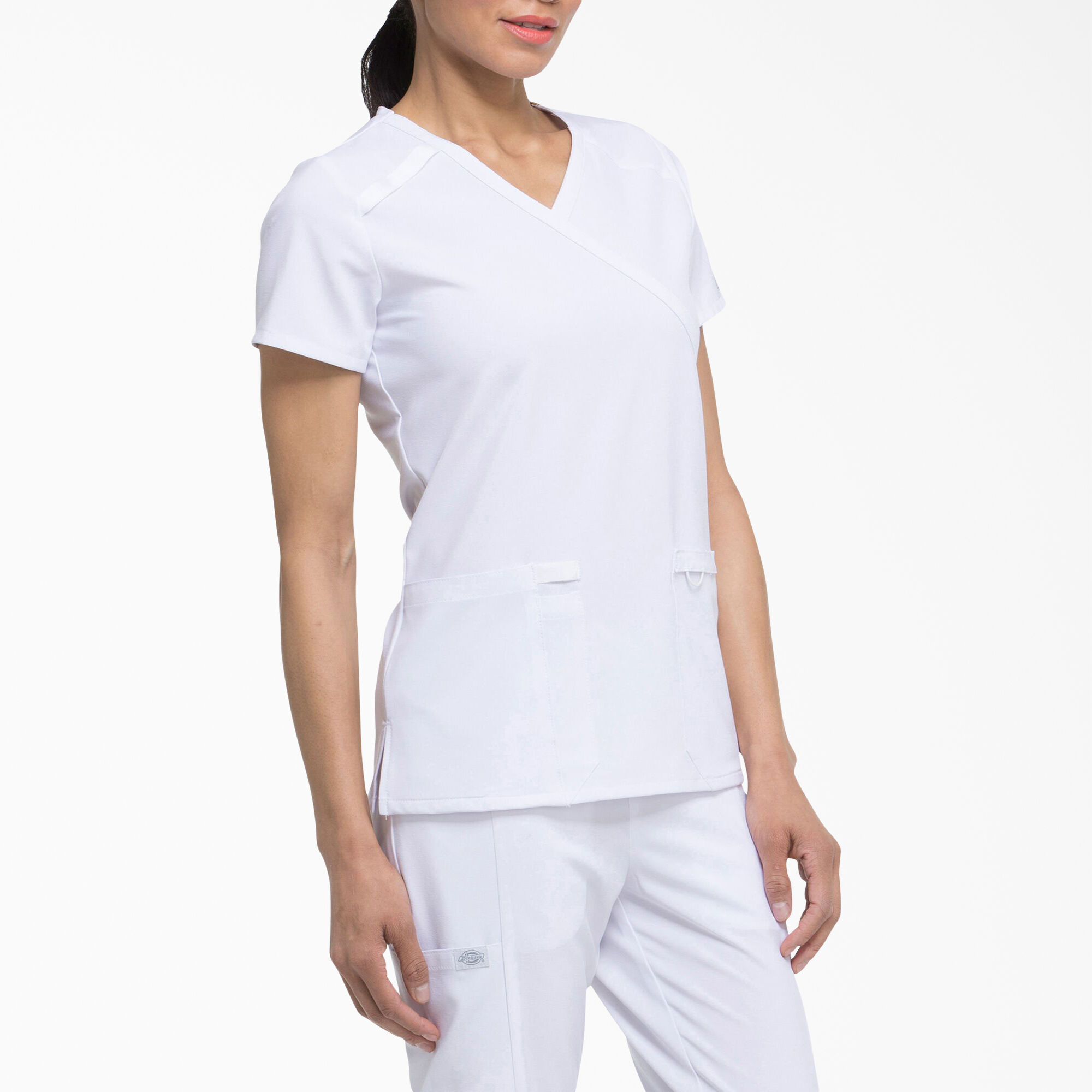 Women's EDS Essentials Mock Wrap Scrub Top