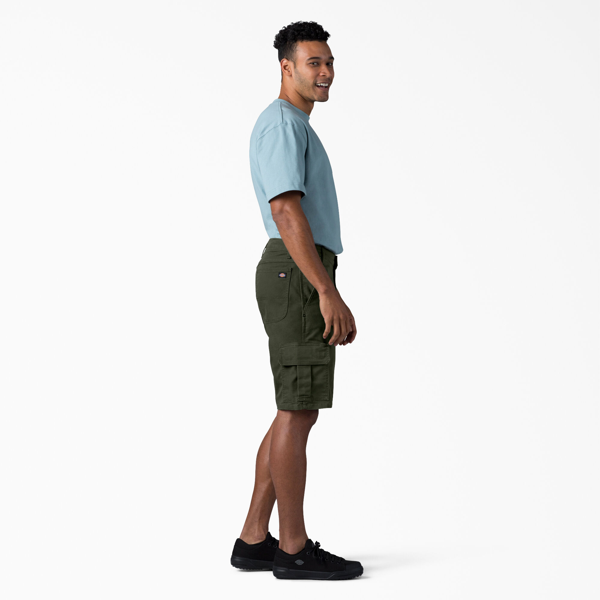 FLEX Relaxed Fit Duck Cargo Shorts, 11