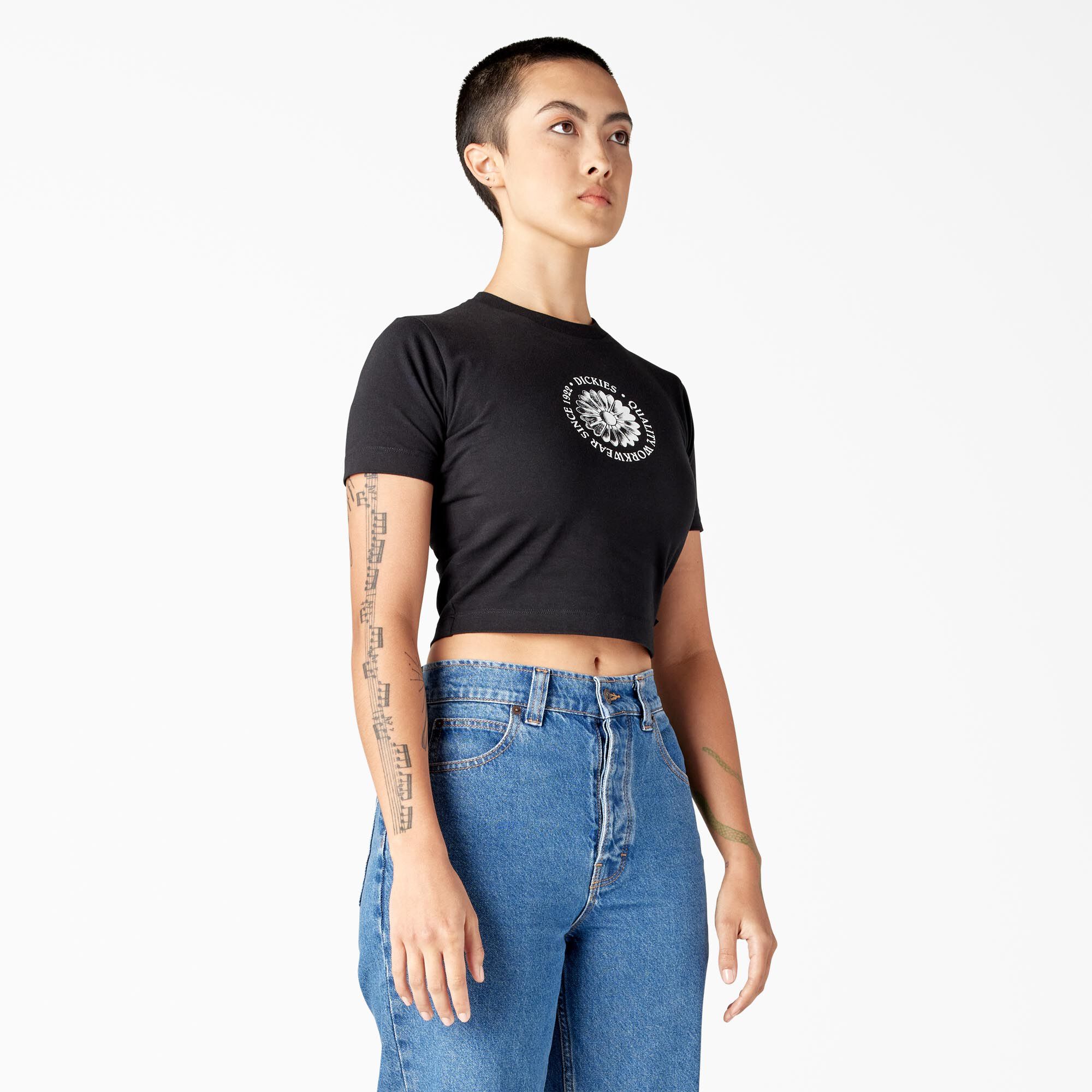 Women's Garden Plain Cropped T-Shirt